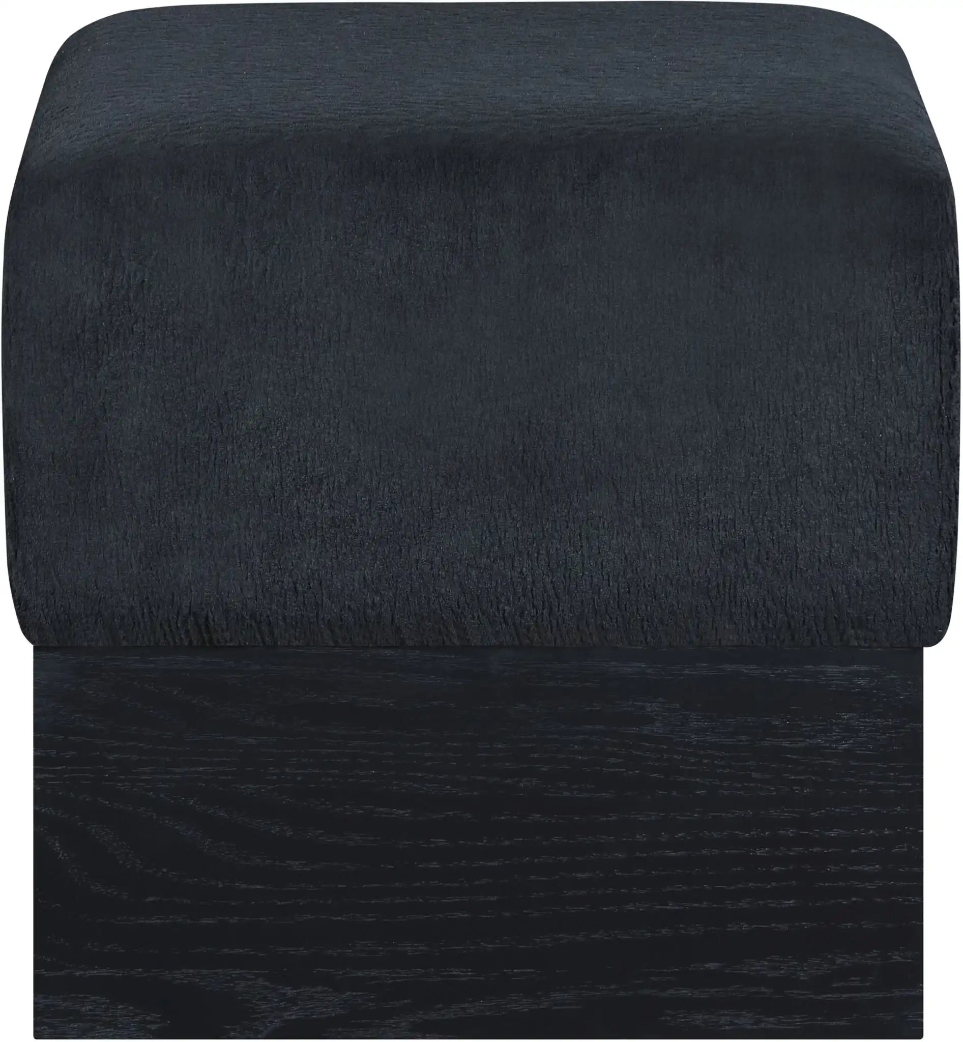 Havre - Ottoman / Stool With Black Base