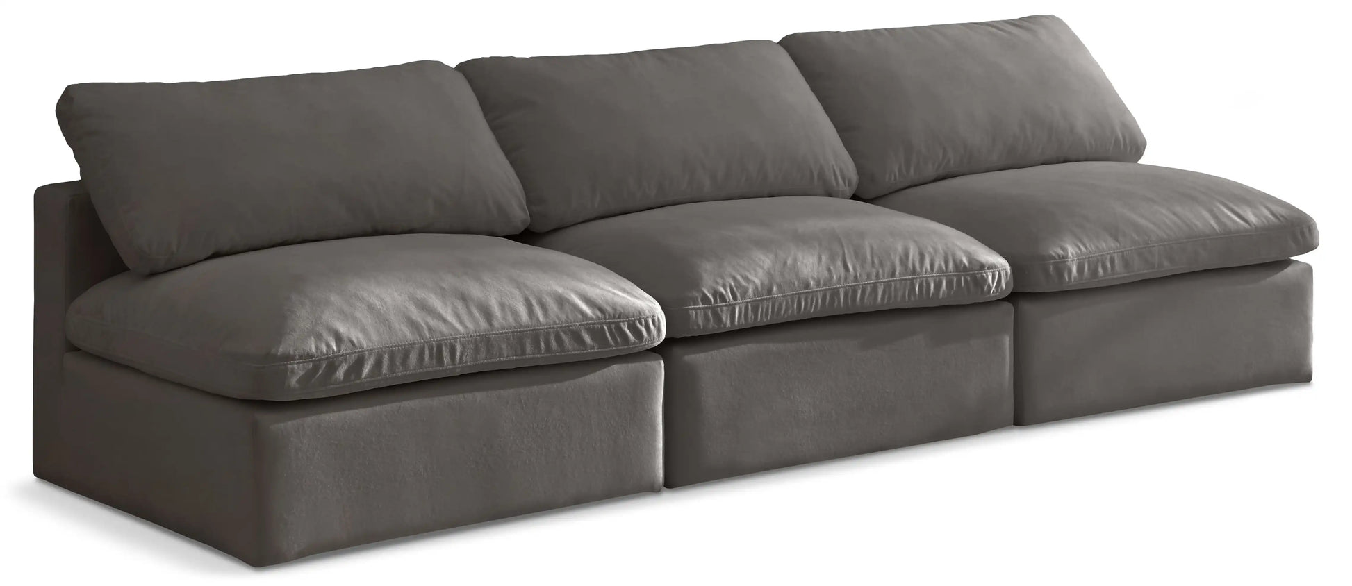 Plush - Modular Armless 3 Seat Sofa - Best Buy Furniture