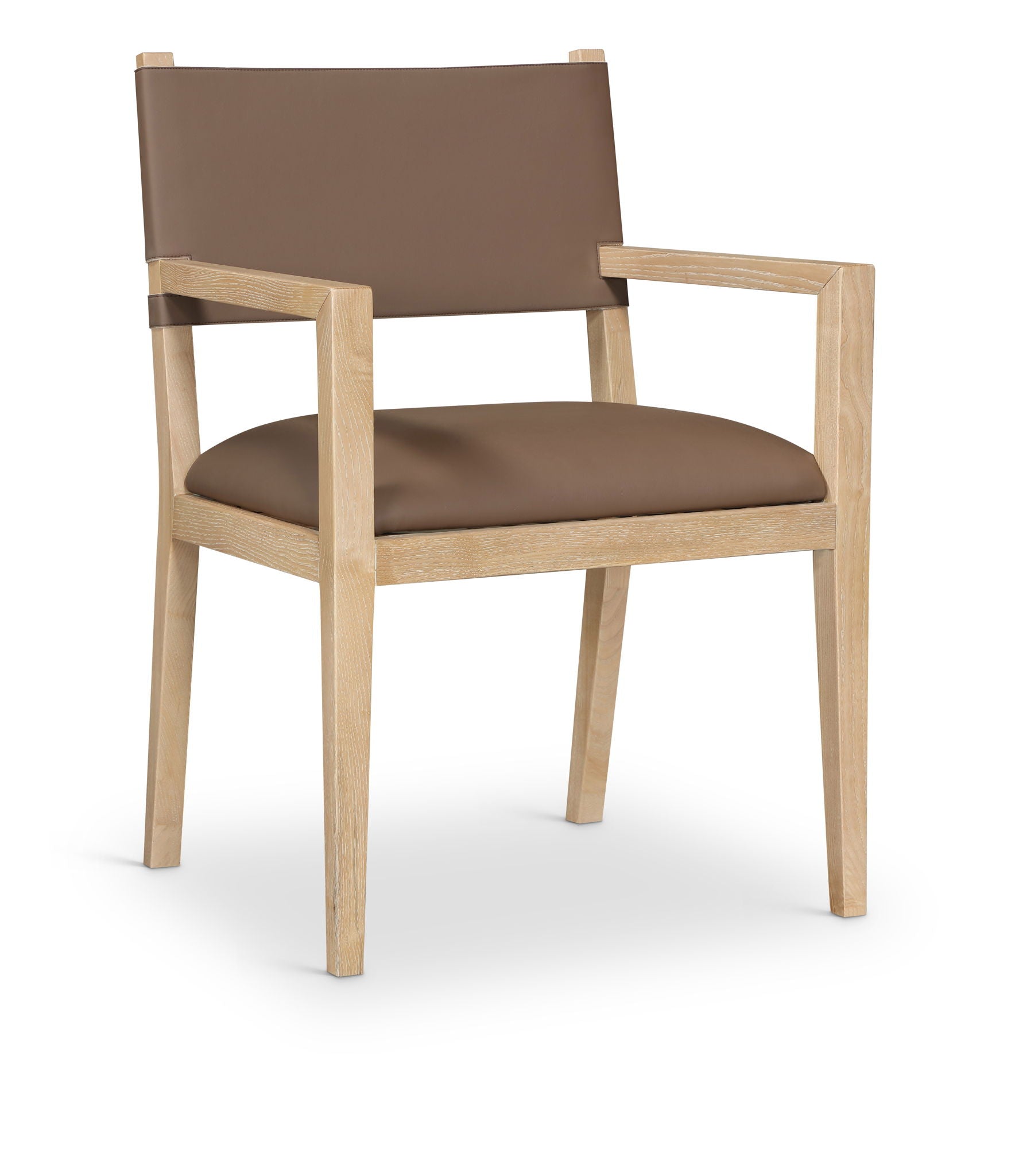 Avon - Vegan Leather Dining Arm Chair - Best Buy Furniture