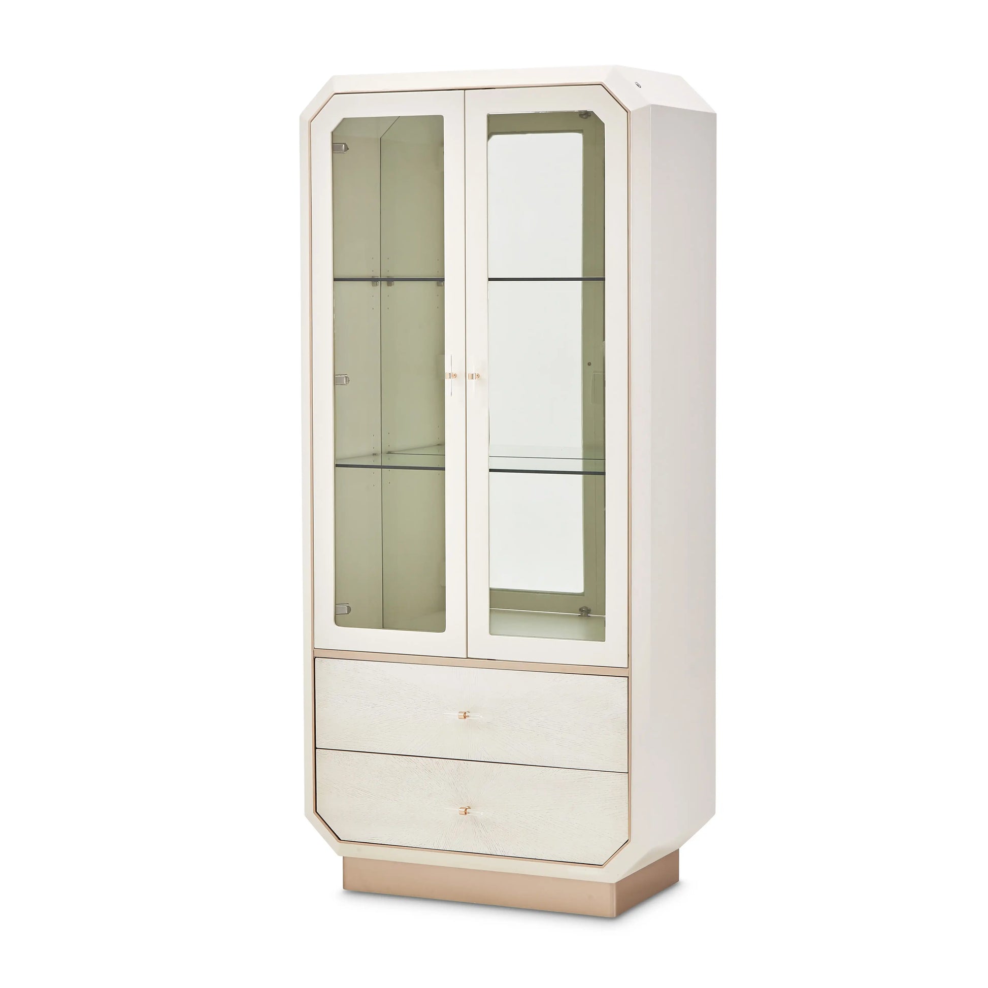 La Rachelle - Display Cabinet - Champagne - Best Buy Furniture