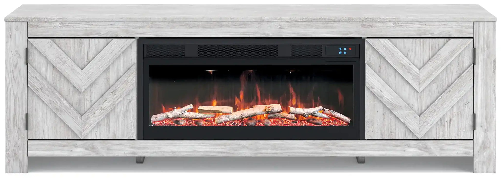 Cayboni - LG TV Stand With Fireplace Option - Best Buy Furniture