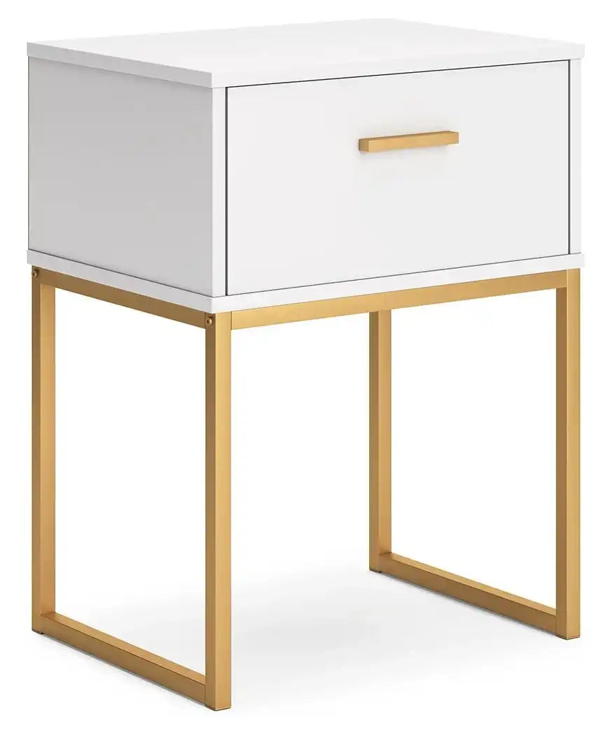 Socalle - One Drawer Night Stand - Best Buy Furniture