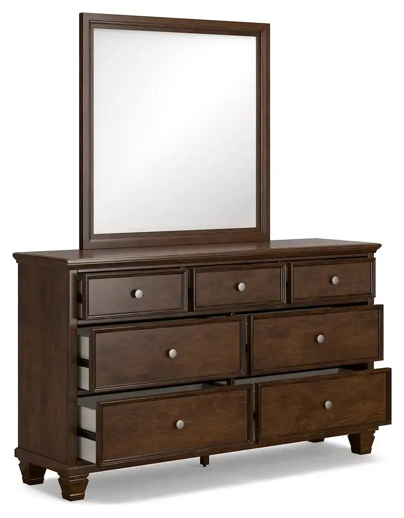 Danabrin - Dresser And Mirror - Brown - Best Buy Furniture