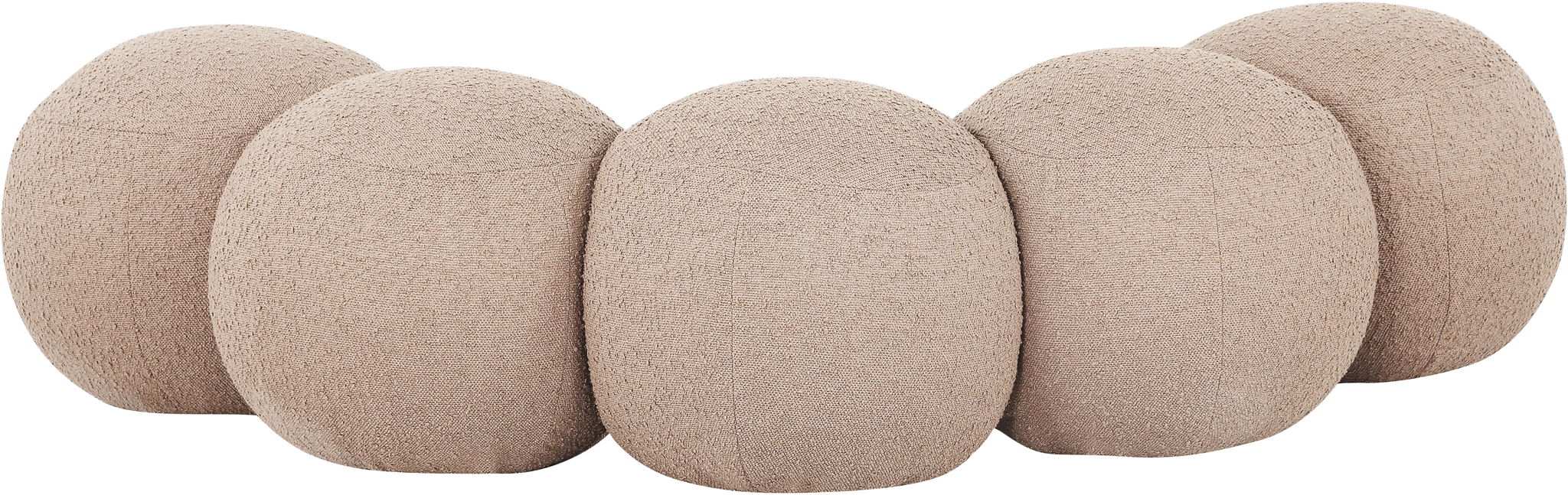 Apollo - Boucle Fabric Bench
