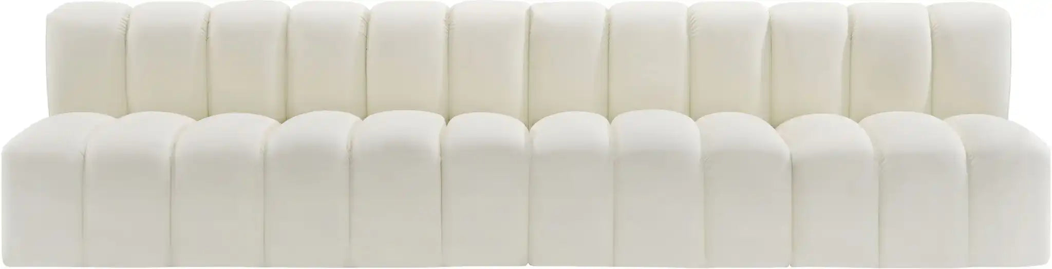 Arc - Faux Leather 4 Seats Modular Sofa