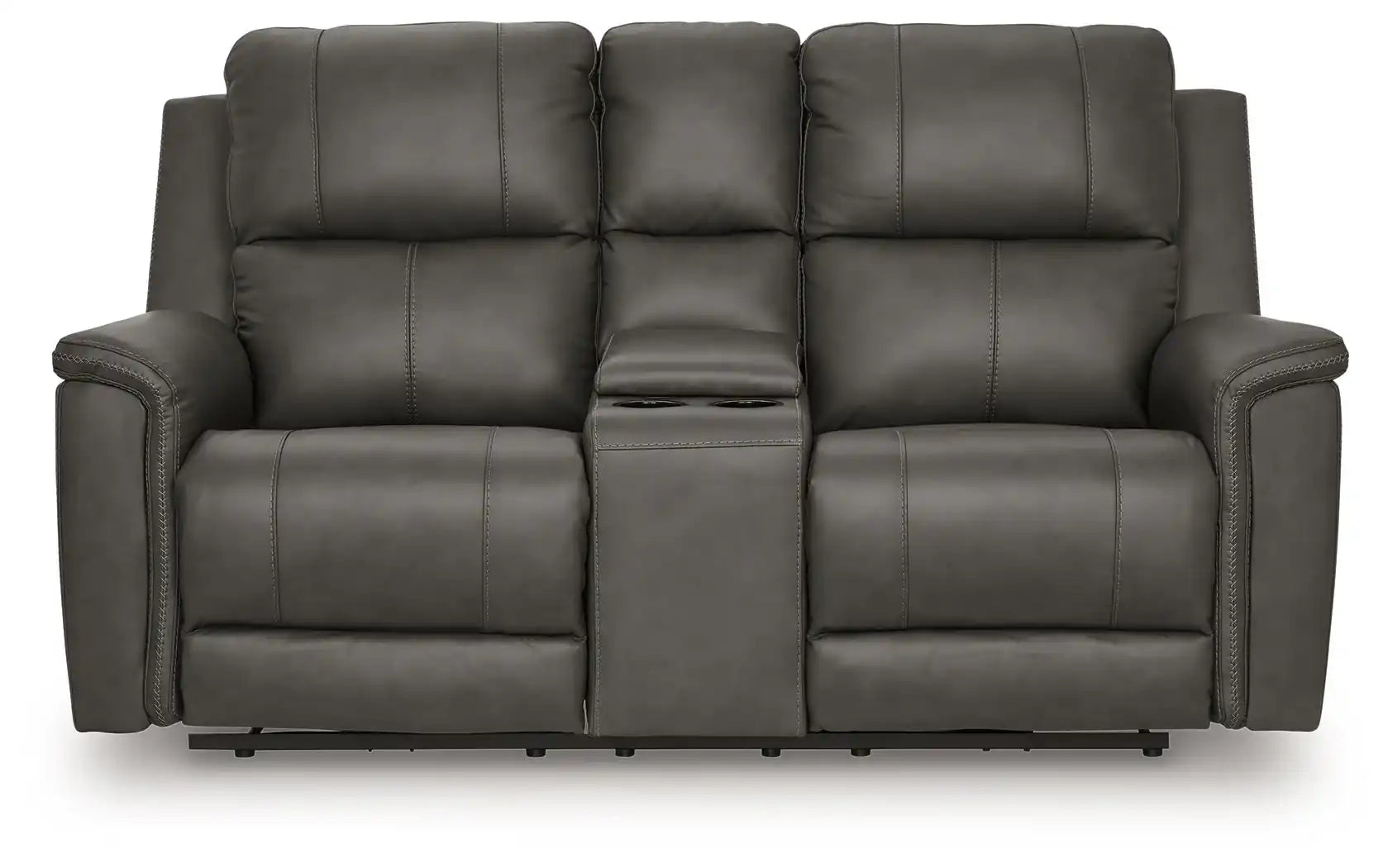 Bleckley - Power Reclining Loveseat With Console / Adjustable Headrest - Best Buy Furniture