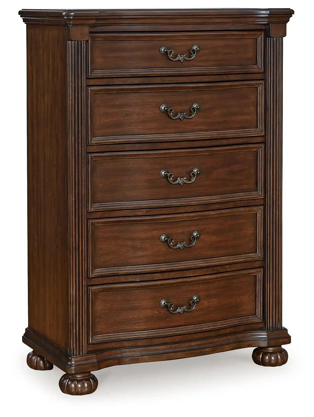 Lavinton - Five Drawer Chest - Brown - Best Buy Furniture