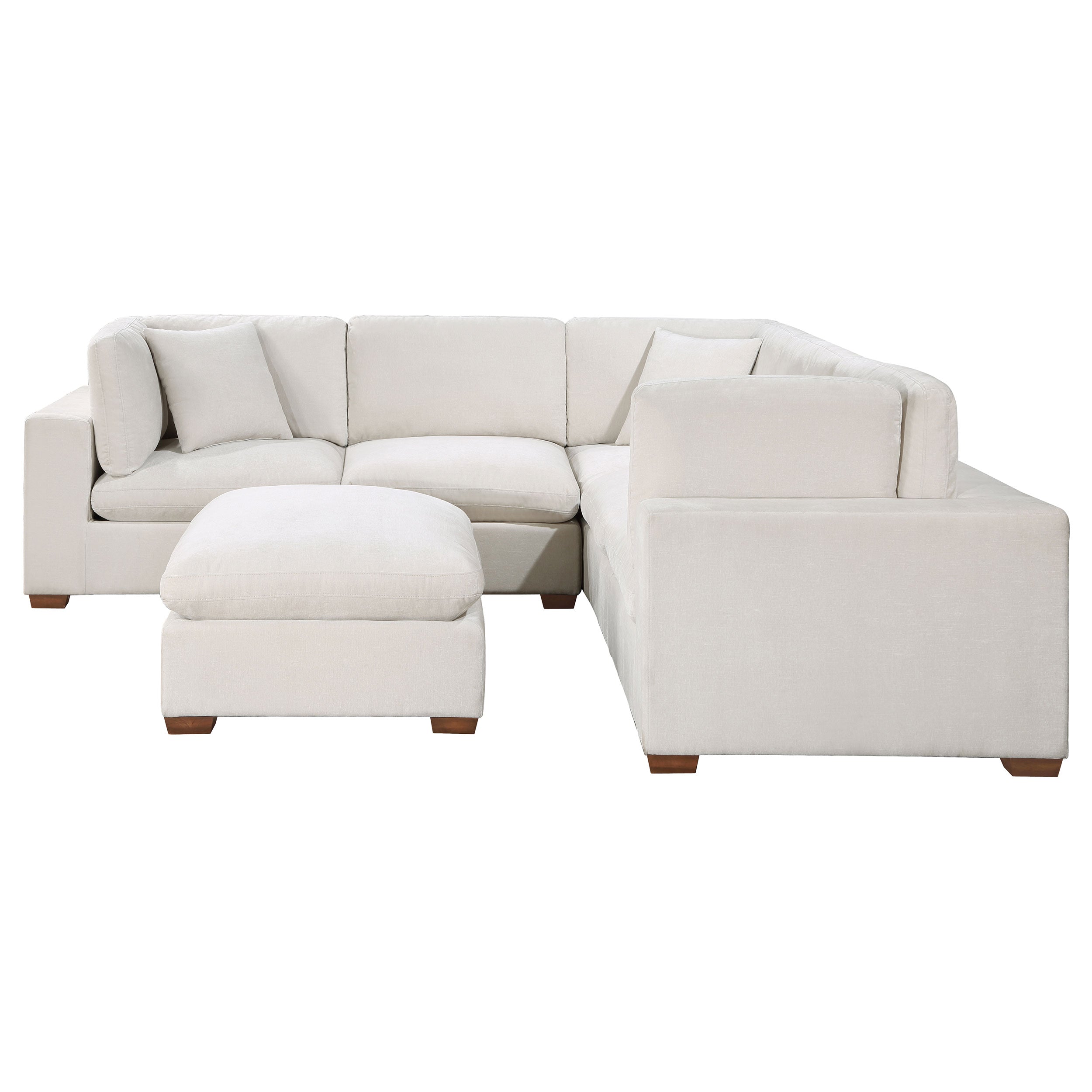 Lakeview 6-piece Upholstered Modular Sectional Sofa Ivory-Coaster