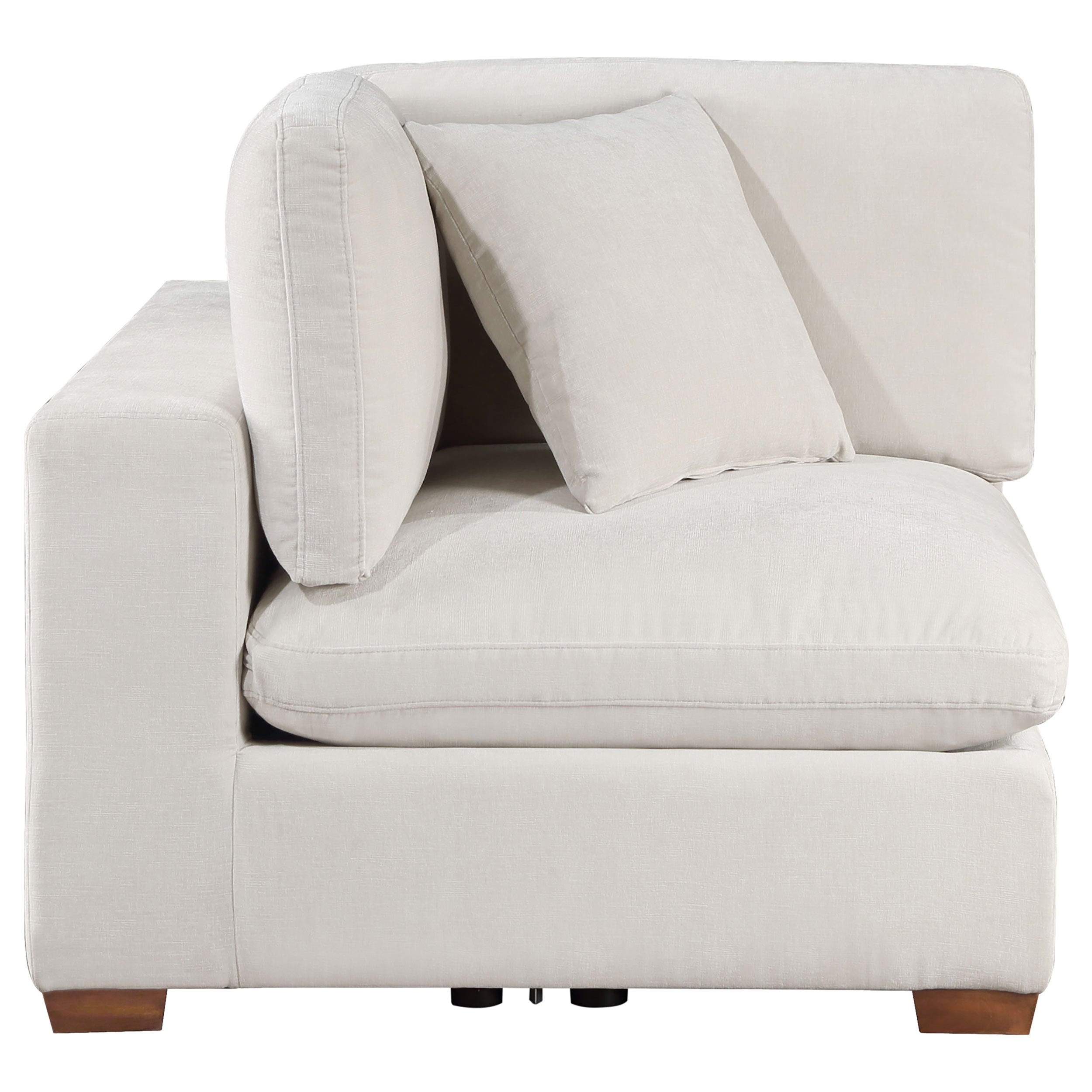 Lakeview Upholstered Corner Chair Ivory-