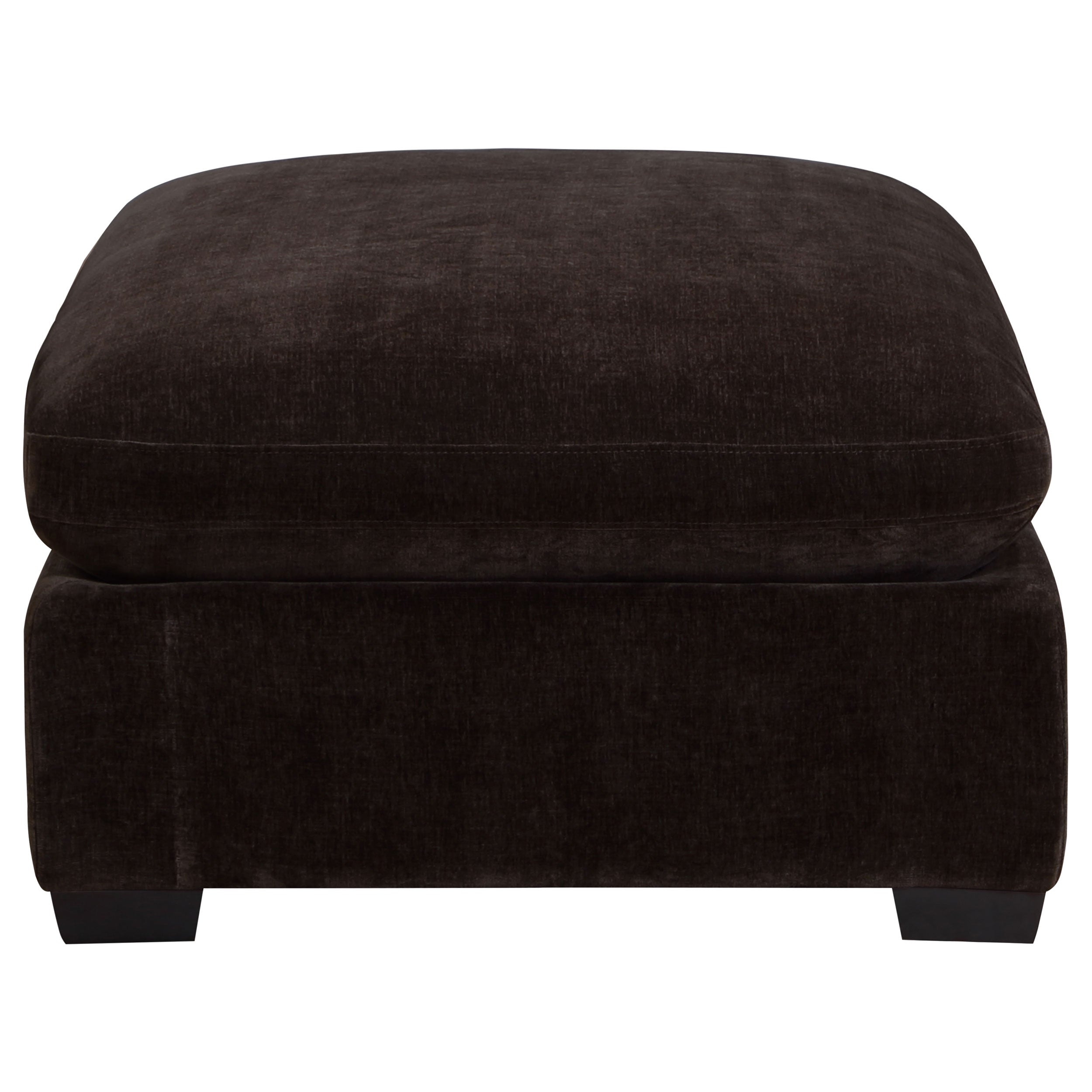 Lakeview Rectangular Upholstered Ottoman Dark Chocolate-