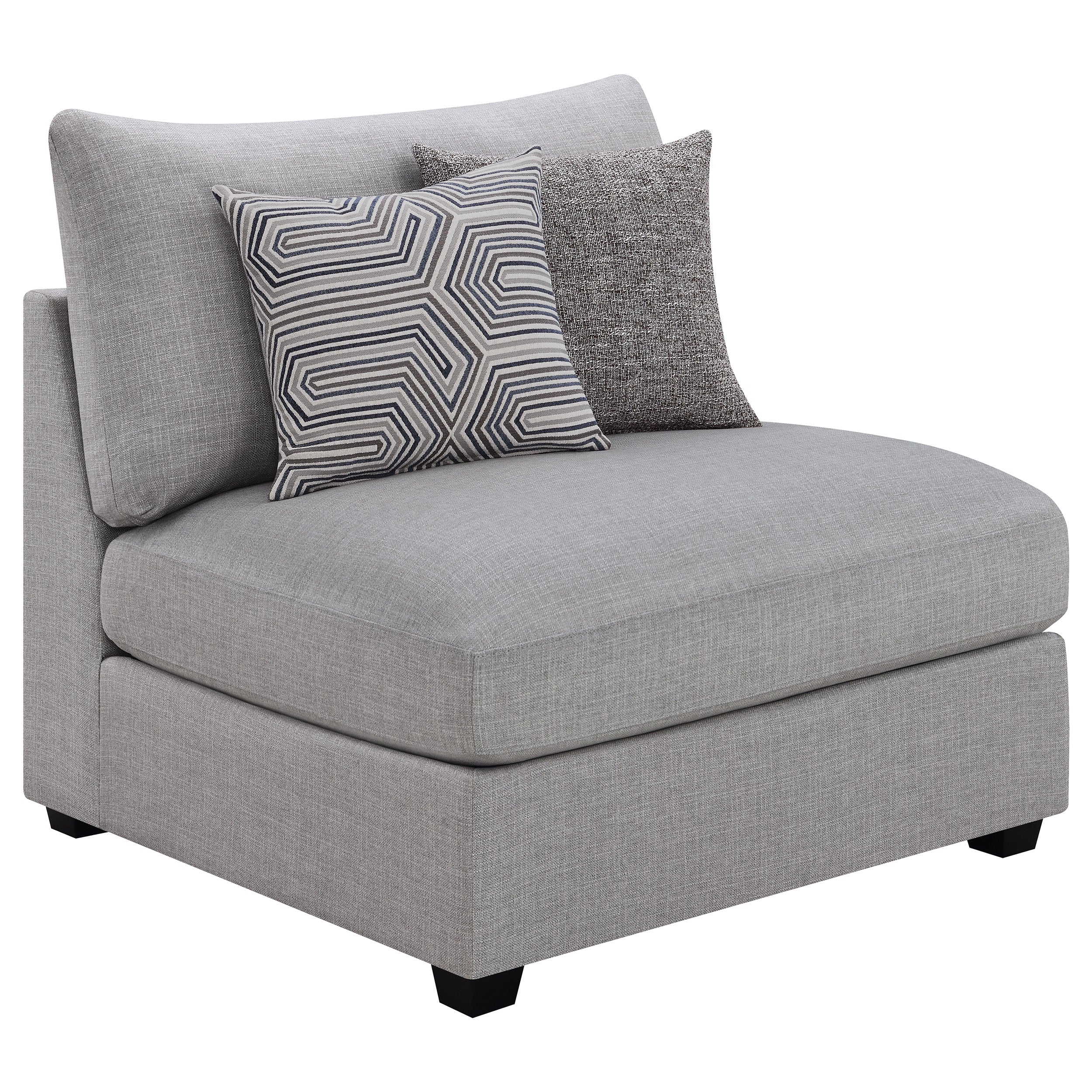 Cambria 4-piece Upholstered Modular Sectional Sofa Grey-CoasterElevations