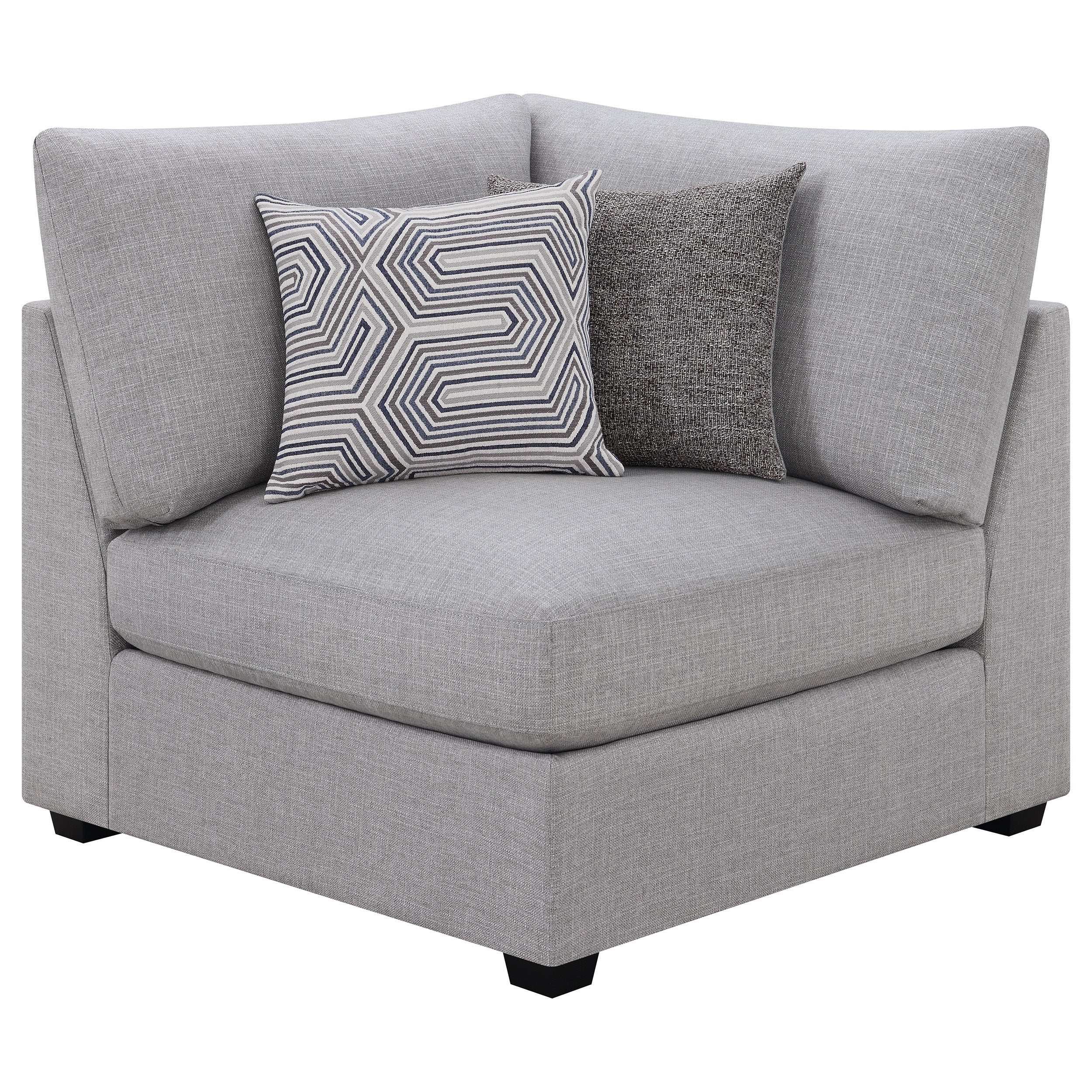 Cambria 4-piece Upholstered Modular Sectional Sofa Grey-CoasterElevations