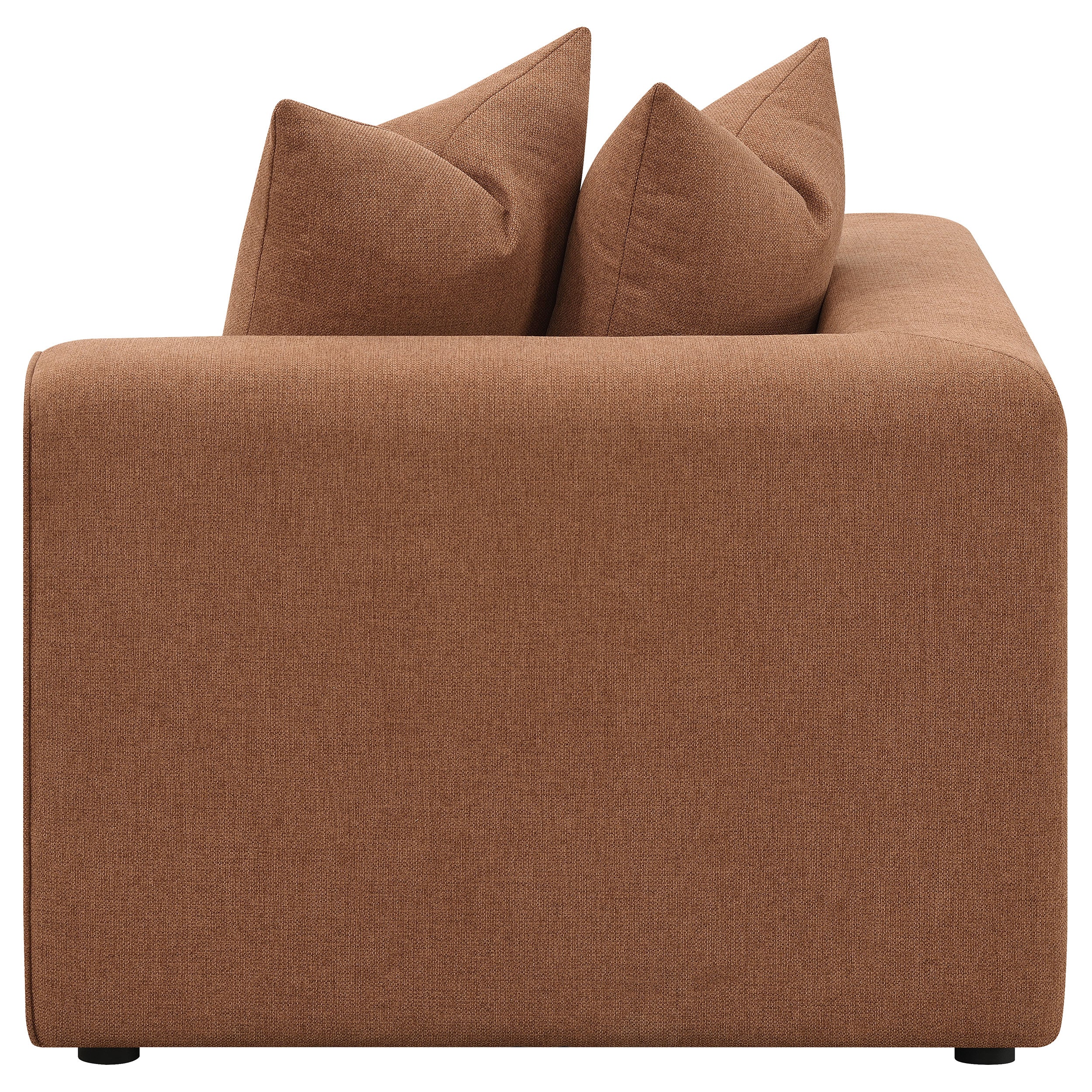 Jennifer 6-piece Upholstered Modular Sectional Terracotta-CoasterElevations