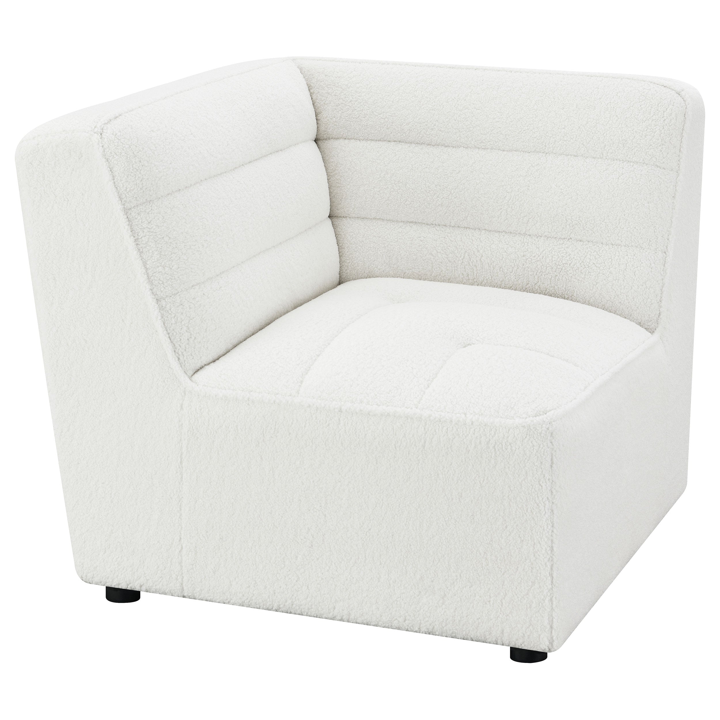 Sunny Upholstered Corner Chair Natural-CoasterElevations