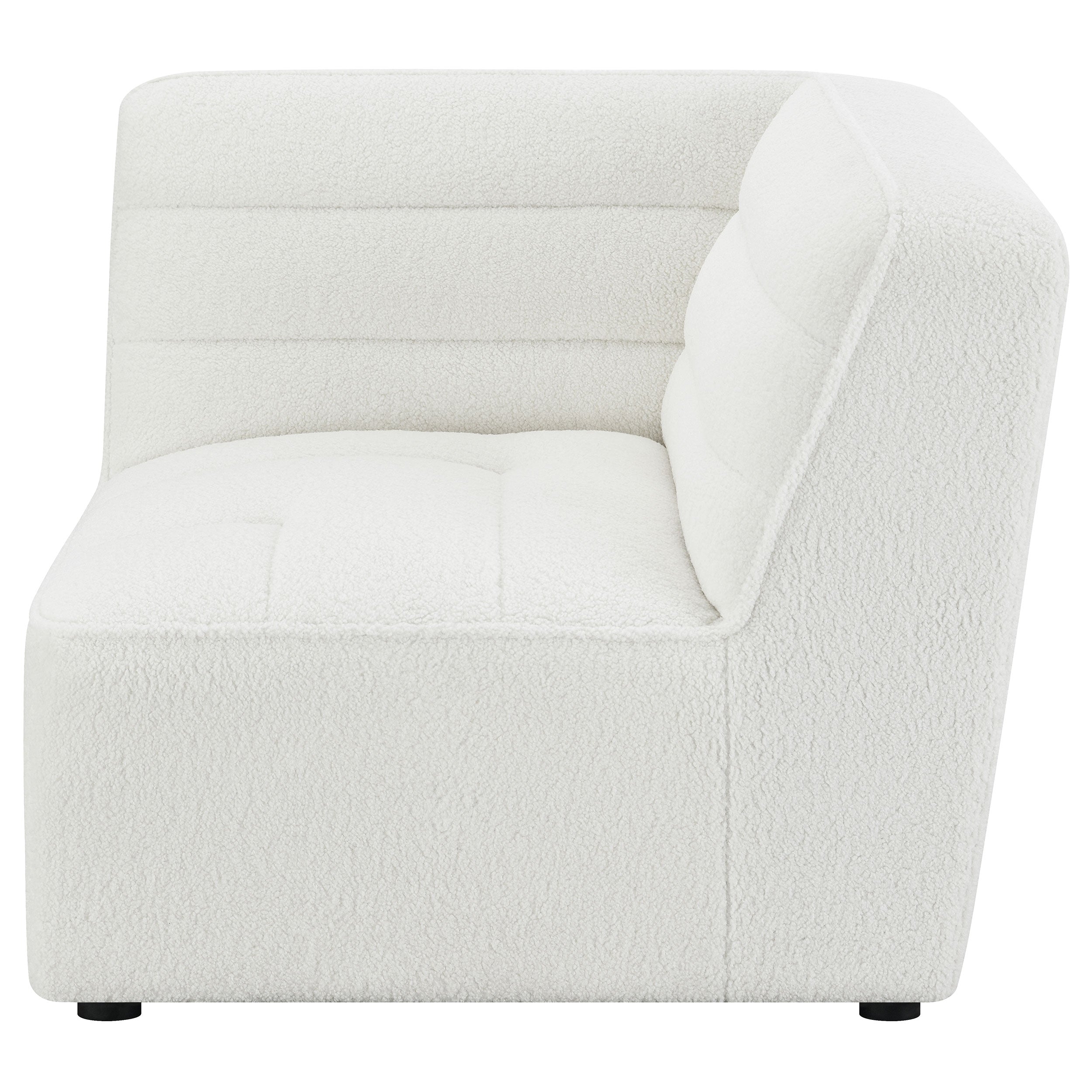 Sunny Upholstered Corner Chair Natural-CoasterElevations