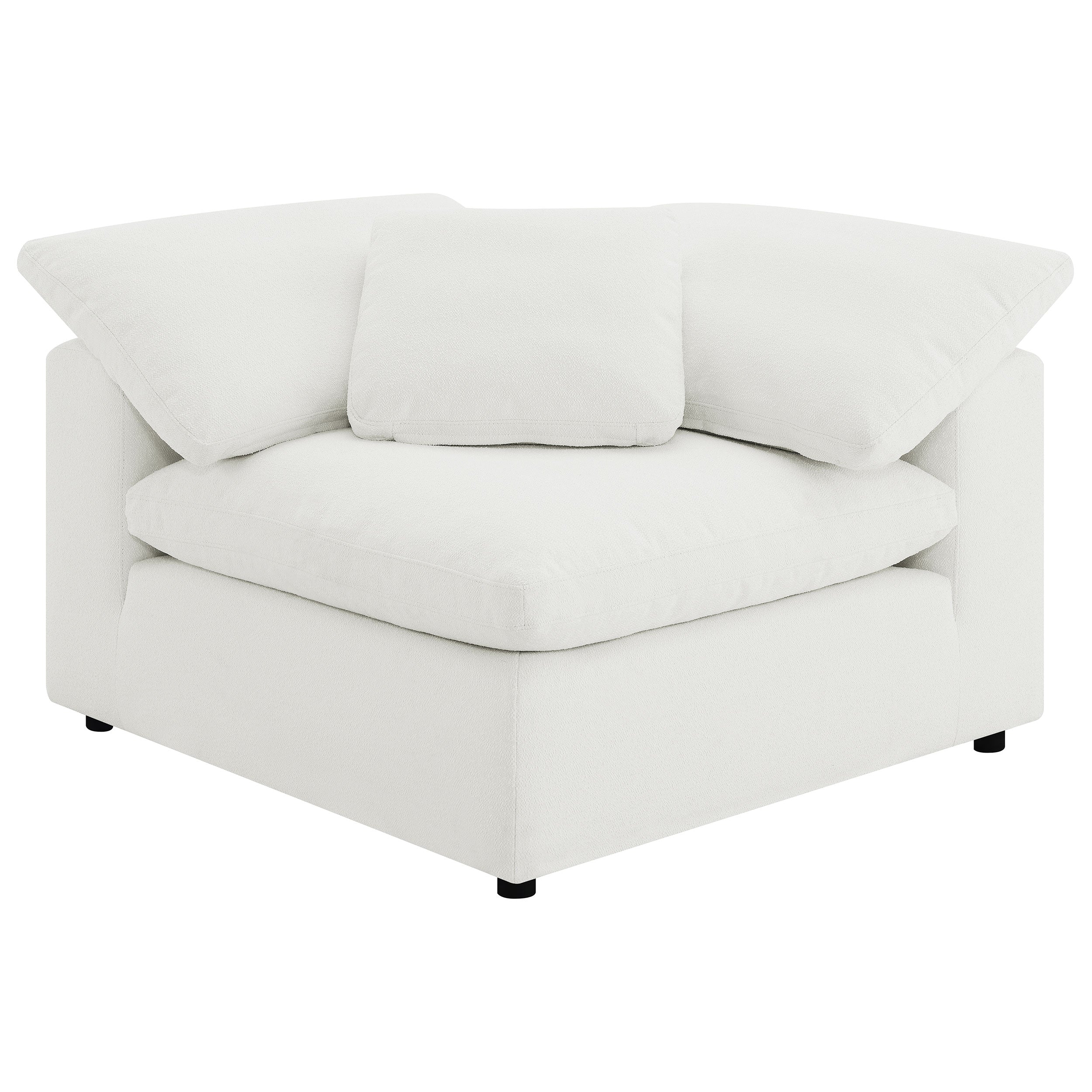 Raleigh 6-piece Boucle Upholstered Modular Sectional Ivory-Coaster