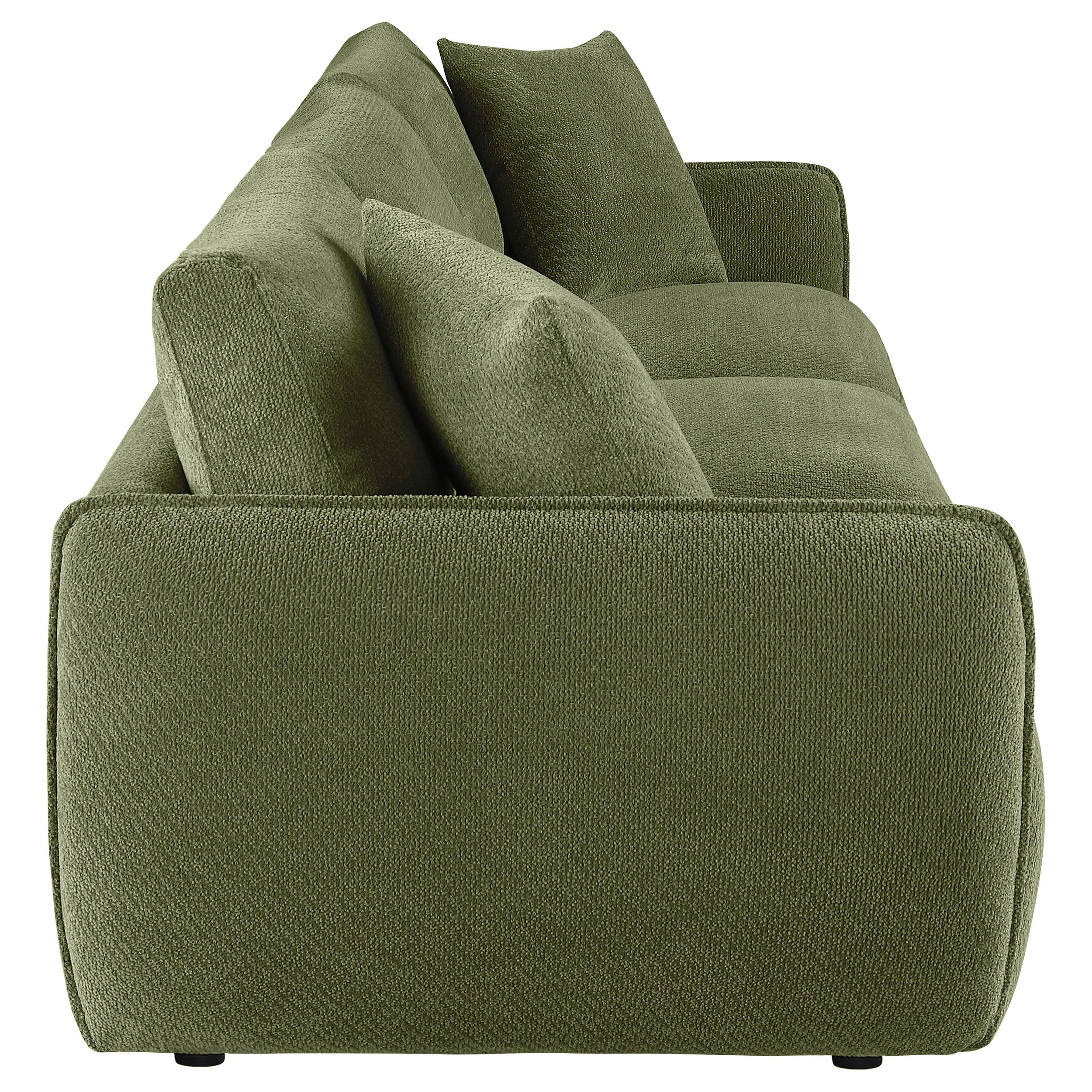 Elysia 5-piece Chenille Upholstered Modular Sectional Sofa Green-Coaster
