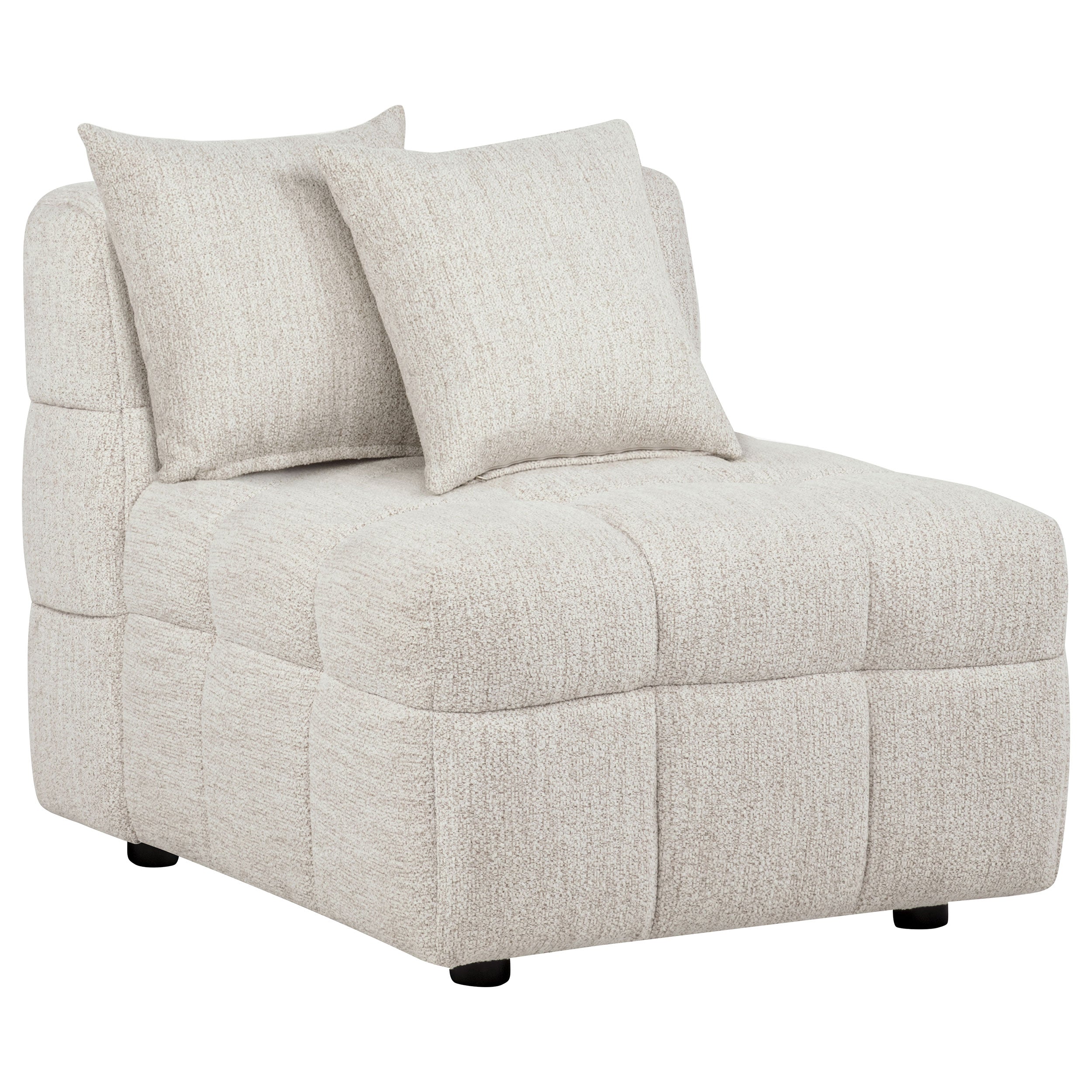 Amara Upholstered Armless Chair-