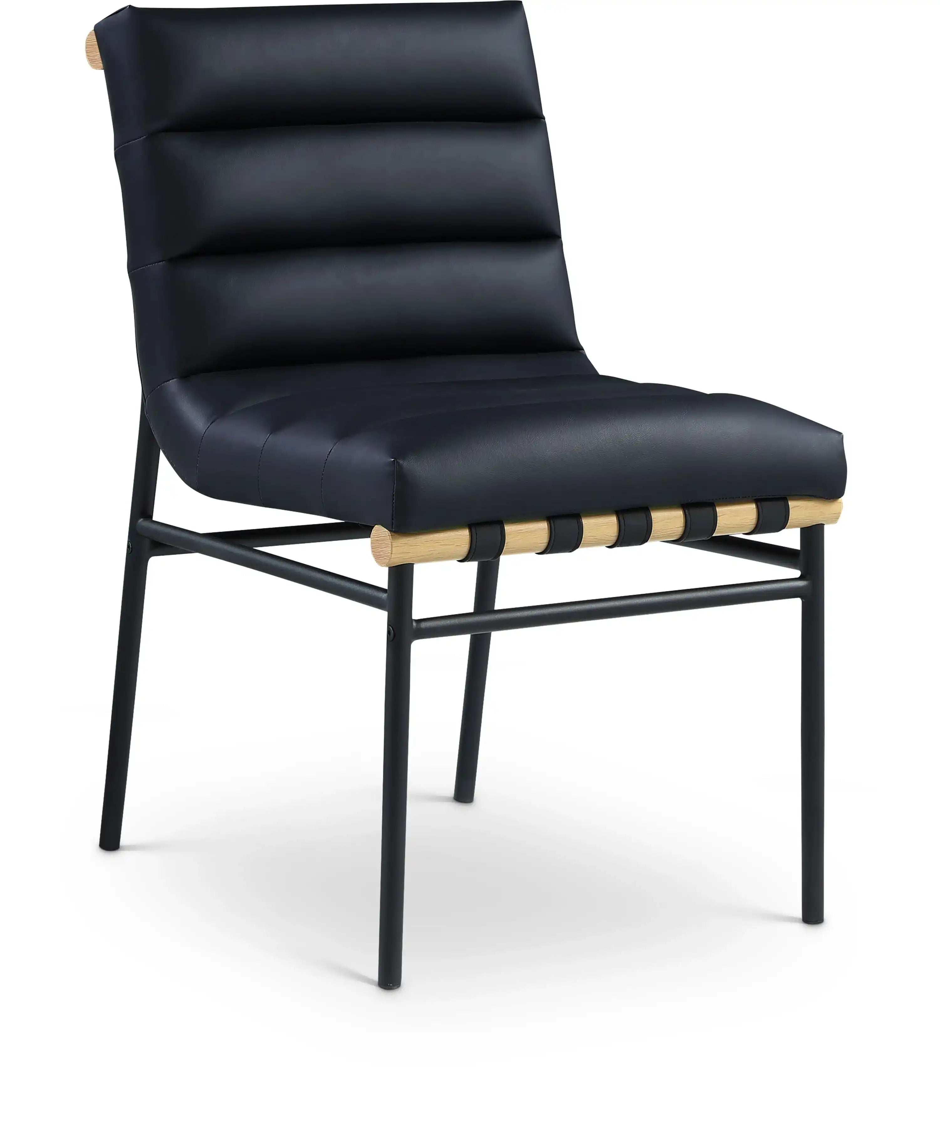 Burke - Dining Chair (Set of 2) - Black - Best Buy Furniture