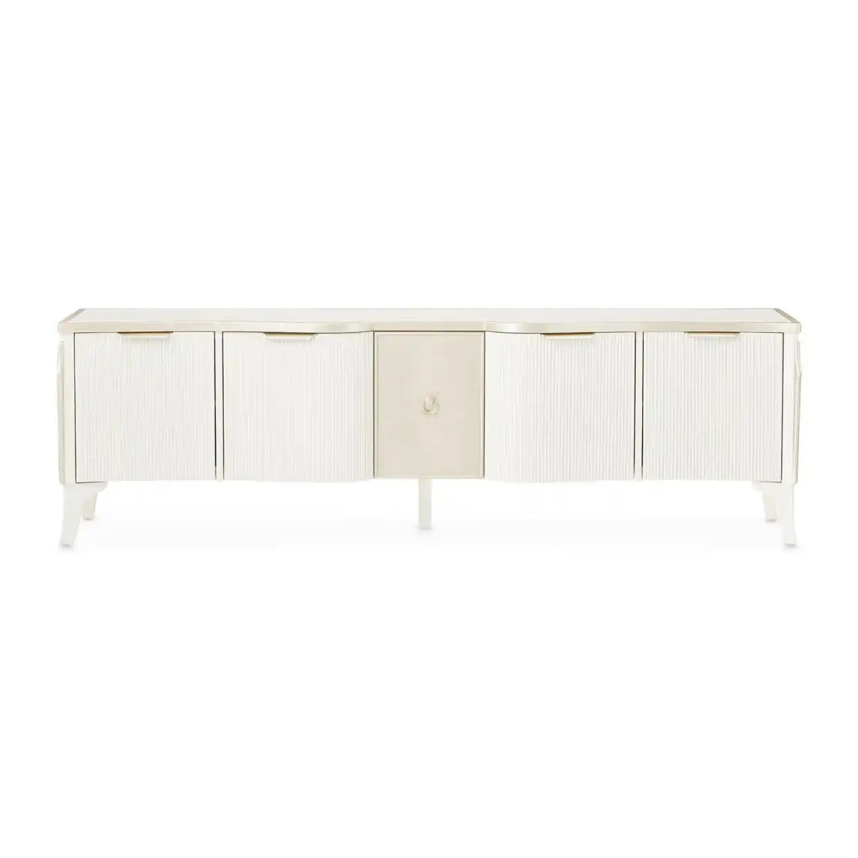 La Marisia - Media Cabinet - Creamy Pearl - Best Buy Furniture