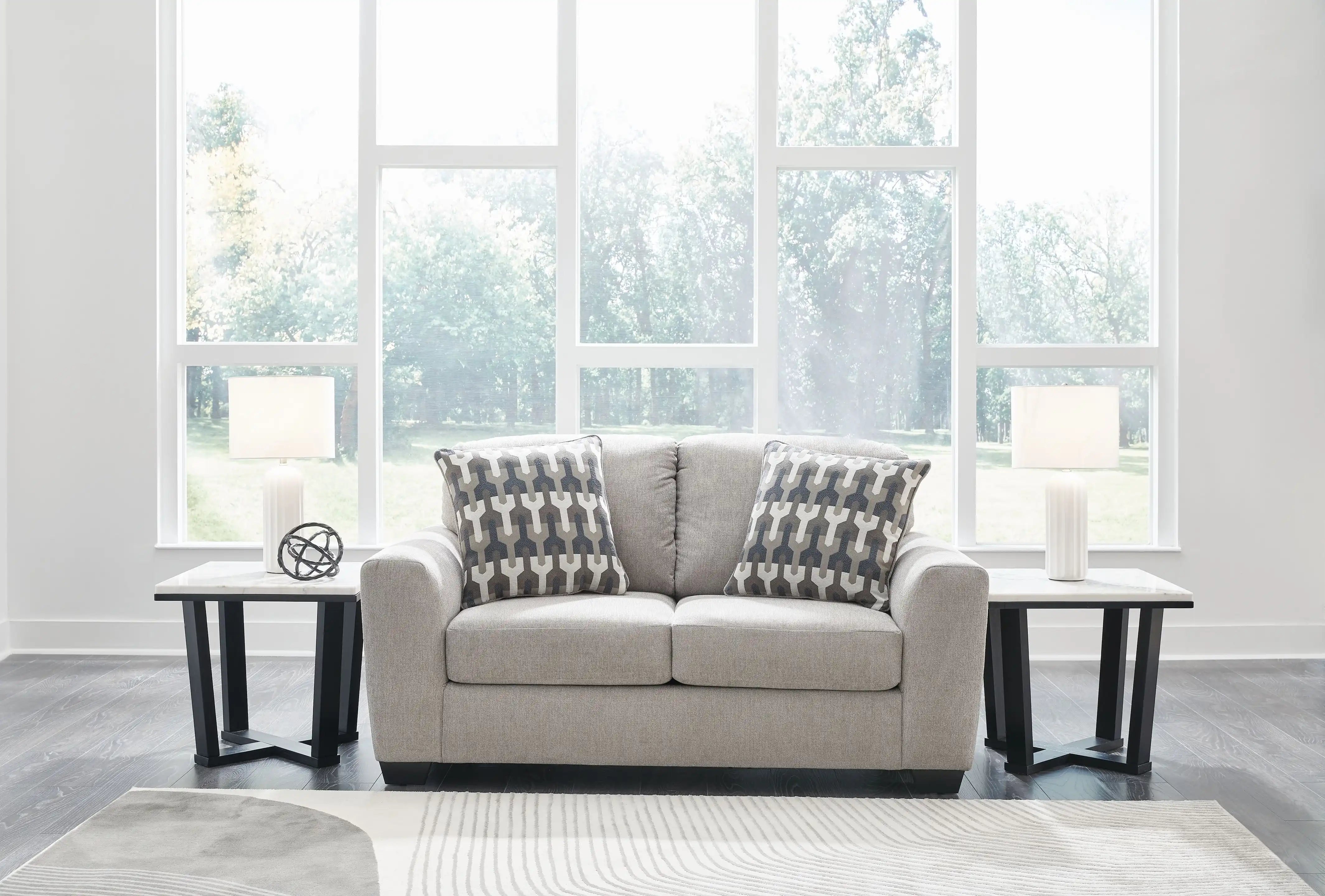 Avenal Park - Loveseat - Flannel - Best Buy Furniture