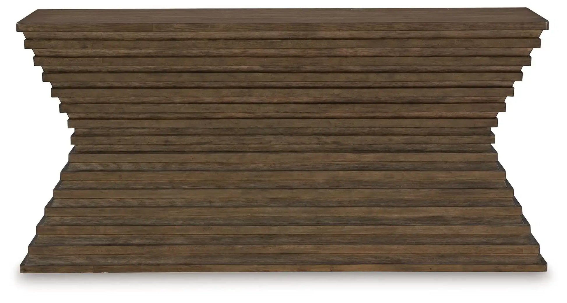 Hannodream - Sofa Table - Warm Brown - Best Buy Furniture