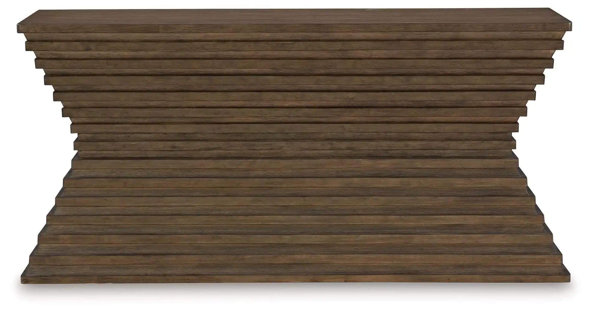 Hannodream - Sofa Table - Warm Brown - Best Buy Furniture