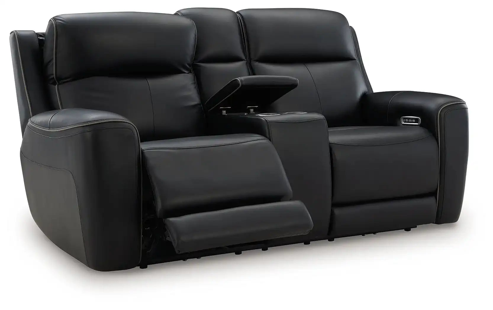 5Z-Comfort - Relaxation - Power Reclining Loveseat with Console / Adj Headrest - Best Buy Furniture