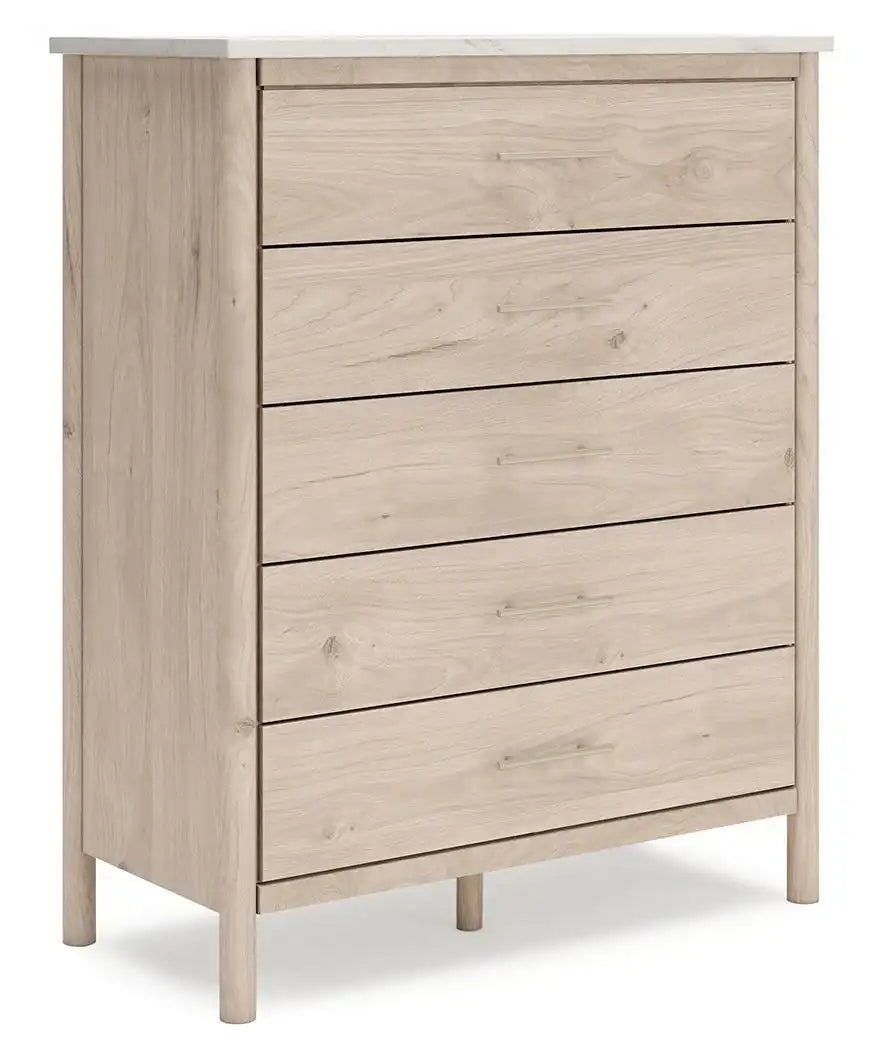 Cadmori - Five Drawer Wide Chest - Best Buy Furniture