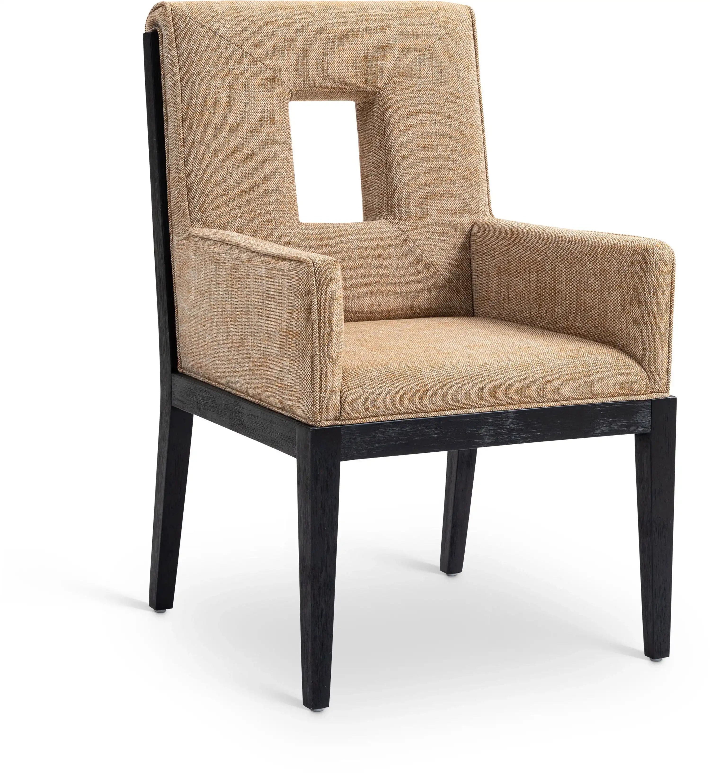 Gwendolyn - Dining Arm Chair With Black Frame - Best Buy Furniture