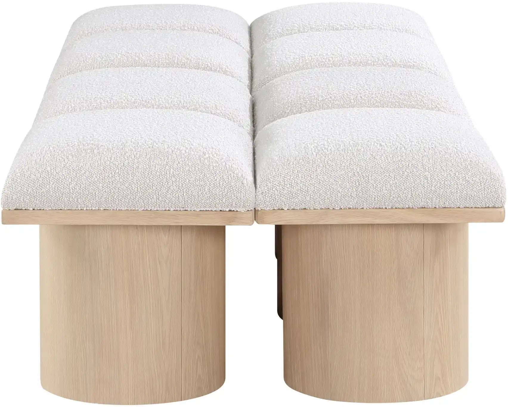 Pavilion - 8 Piece Modular Bench With Natural Base
