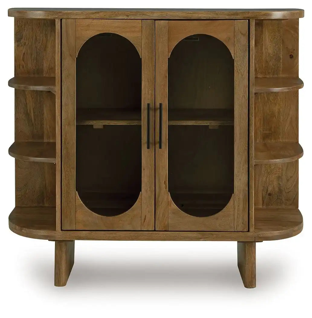 Niall - Accent Cabinet - Light Brown - Best Buy Furniture