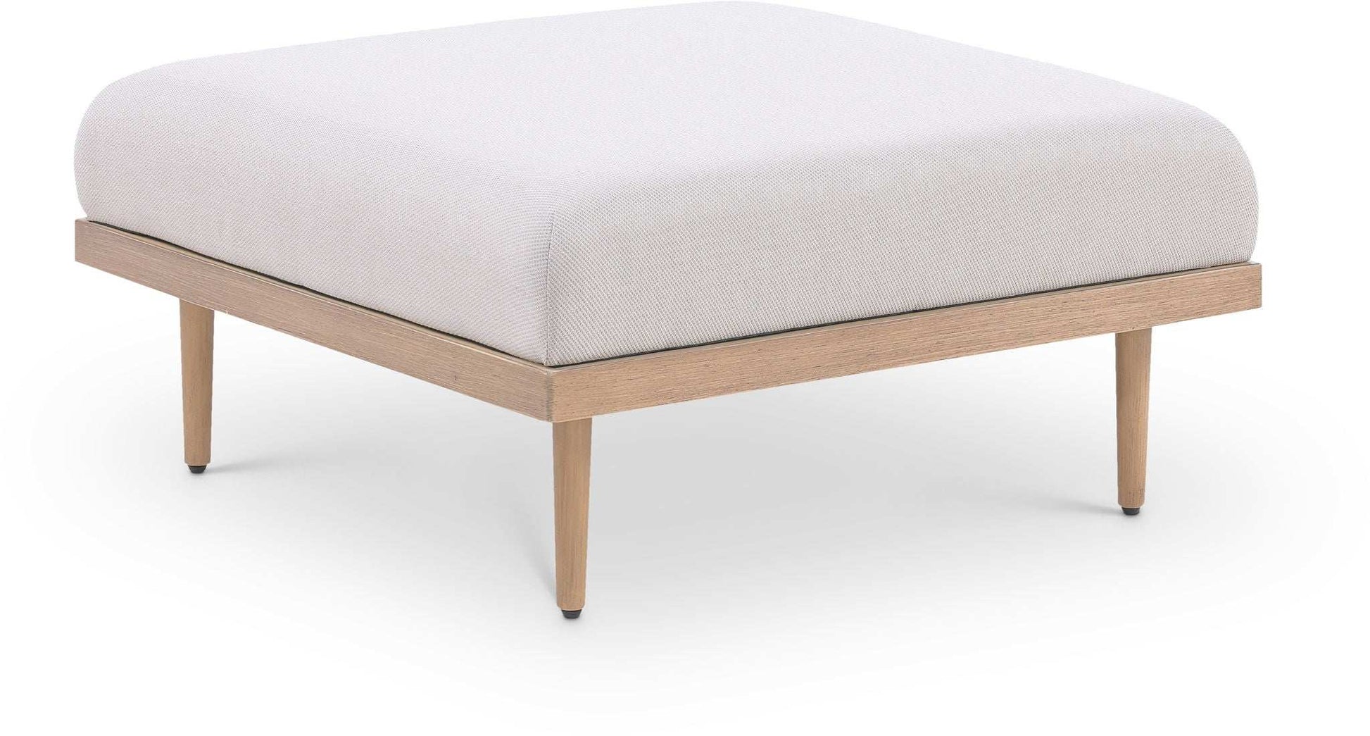Laguna - Resilient Water Resistant Fabric Upholstered Outdoor Patio Modular Ottoman - Best Buy Furniture