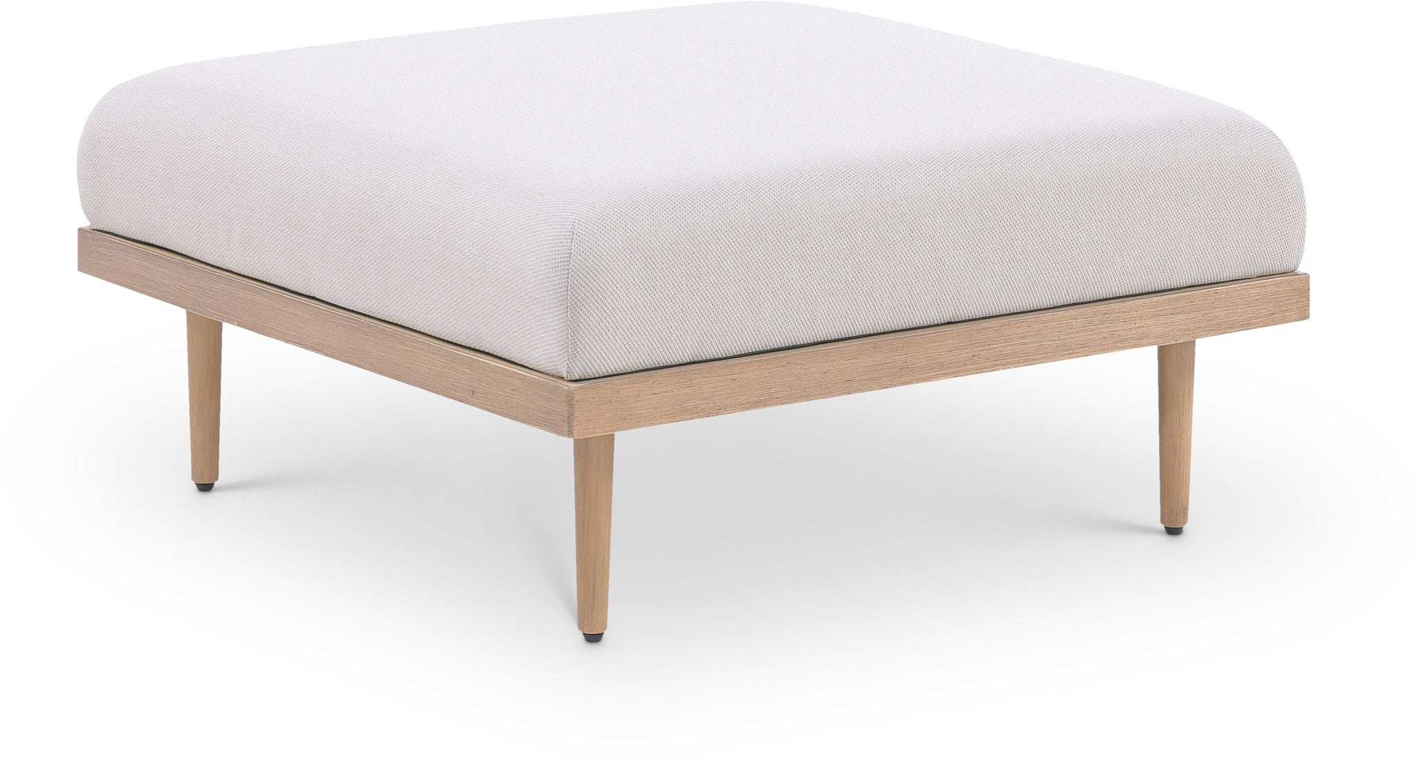 Laguna - Resilient Water Resistant Fabric Upholstered Outdoor Patio Modular Ottoman - Best Buy Furniture