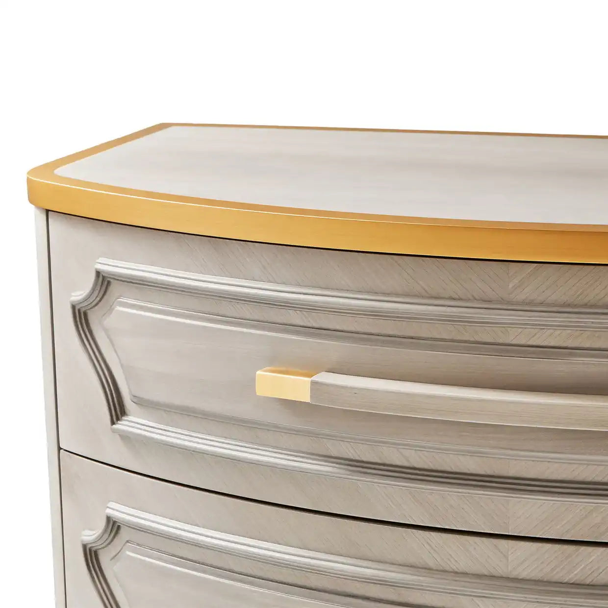 St. Charles - 5-Drawer Highboy Chest - Dove Gray - Best Buy Furniture