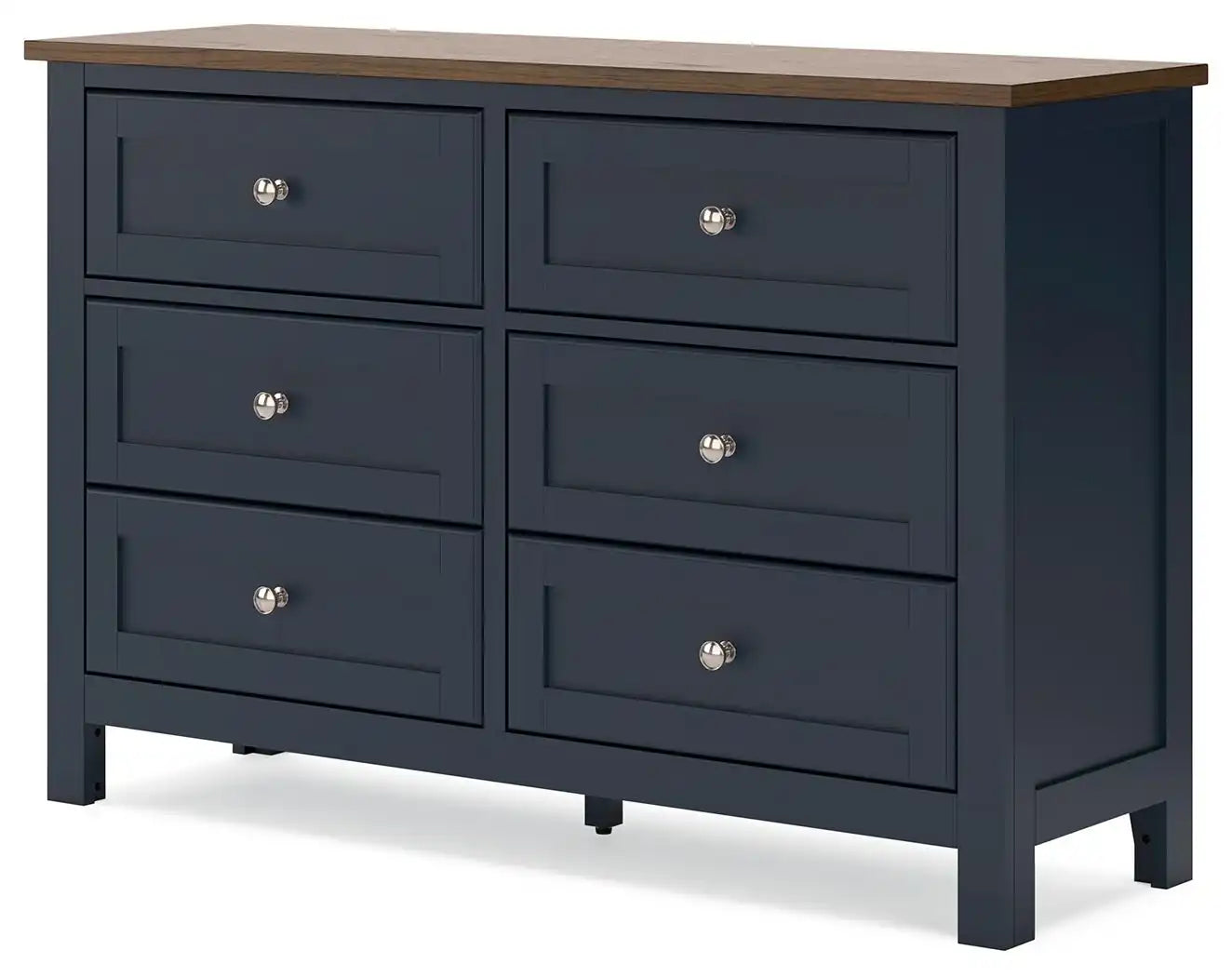 Landocken - Dresser - Brown / Blue - Best Buy Furniture