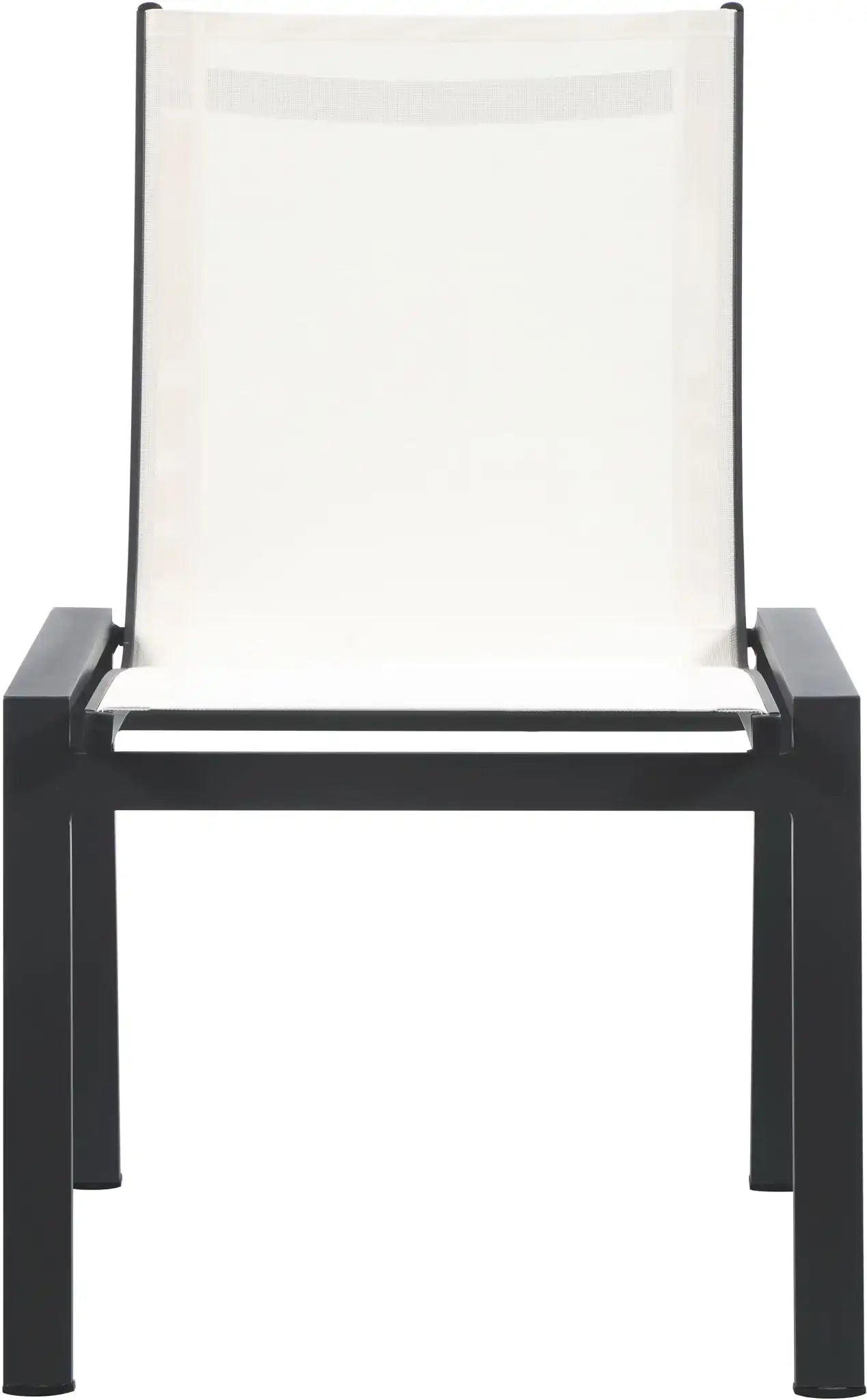 Nizuc - Outdoor Patio Dining Chair With Gray Frame (Set of 2)