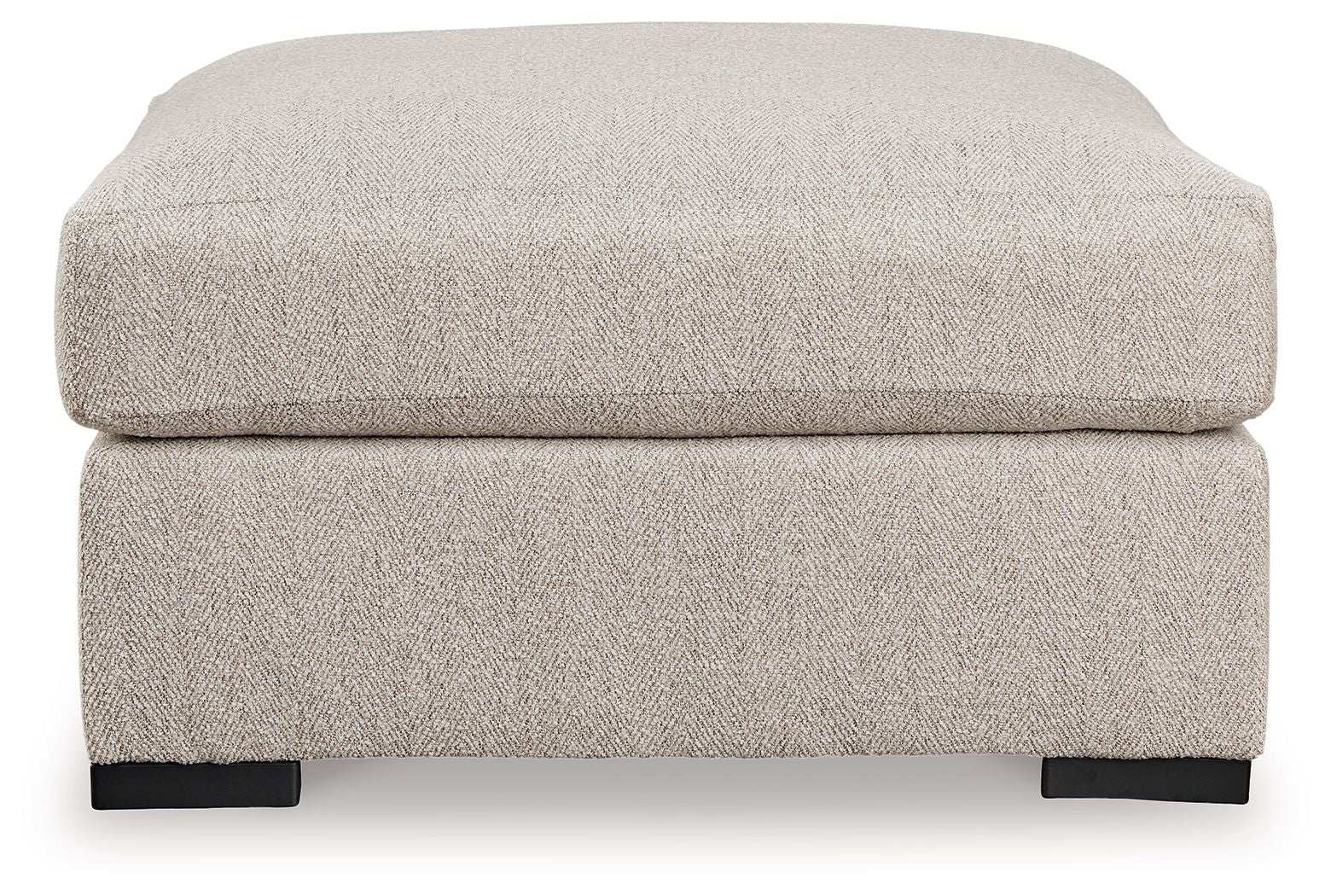 Ballyton - Oversized Accent Ottoman - Sand - Best Buy Furniture