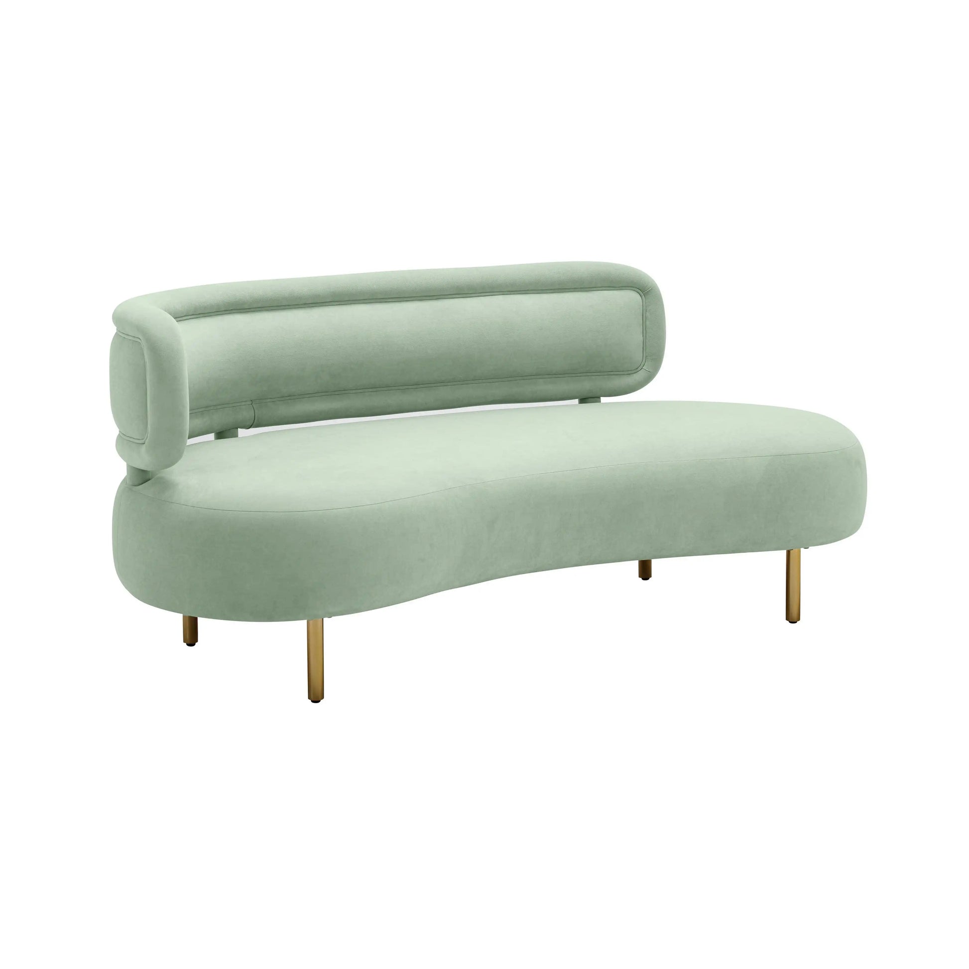 Tischa - Boucle Velvet Sofa - Best Buy Furniture