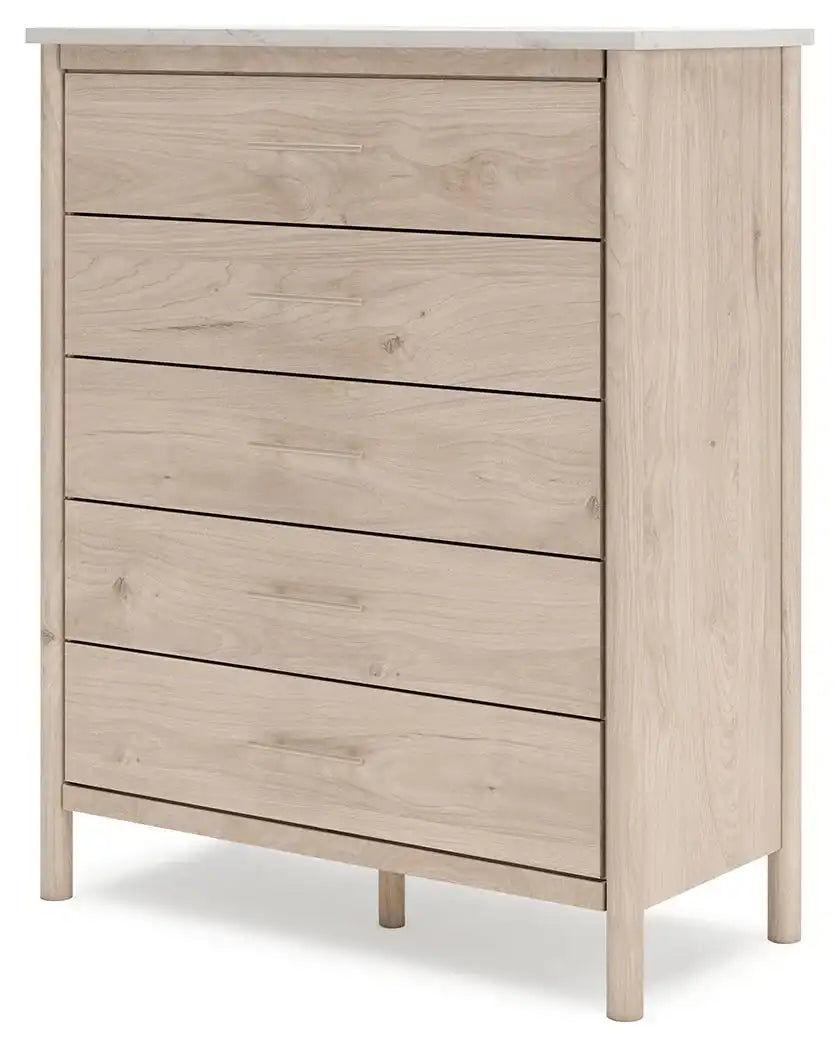 Cadmori - Five Drawer Wide Chest - Best Buy Furniture