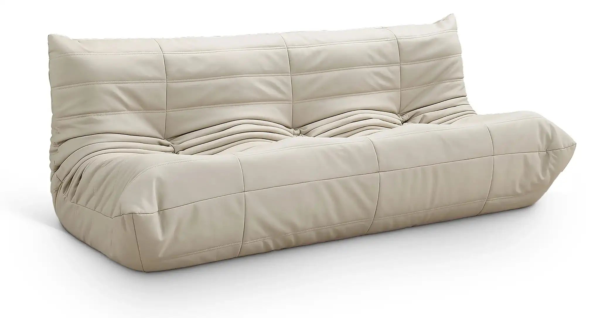 Relax - Vegan Leather 77.75" Upholstered Sofa - Best Buy Furniture