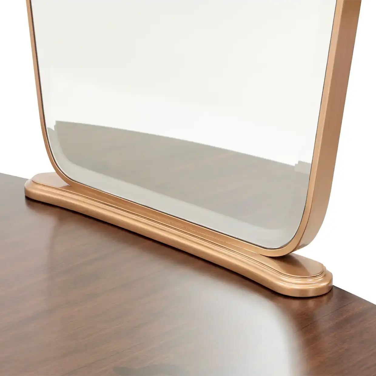 Camellia Field - Vanity Mirror - Gold - Best Buy Furniture