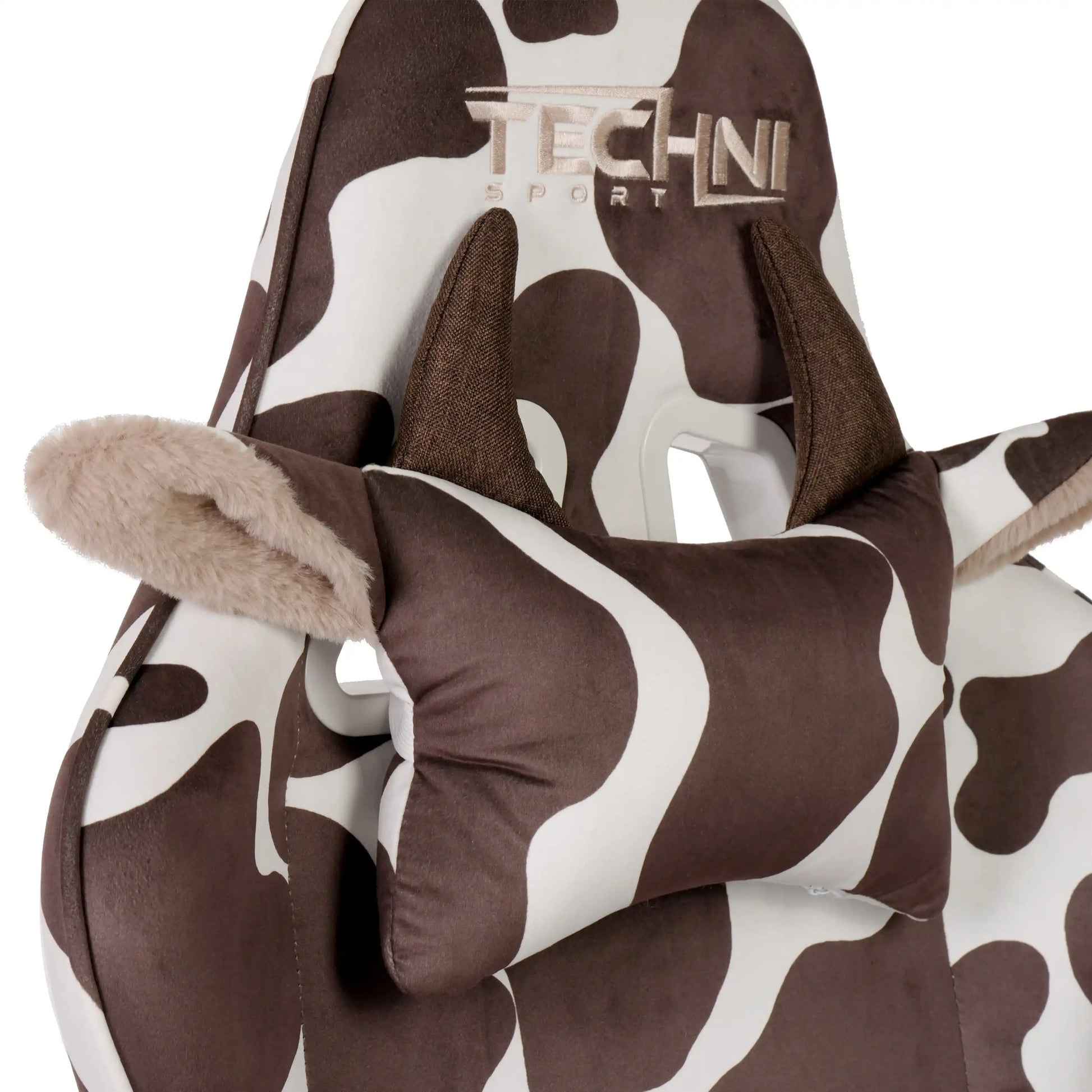 Techni Sport TS85 Brown COW Series Gaming Chair - Best Buy Furniture