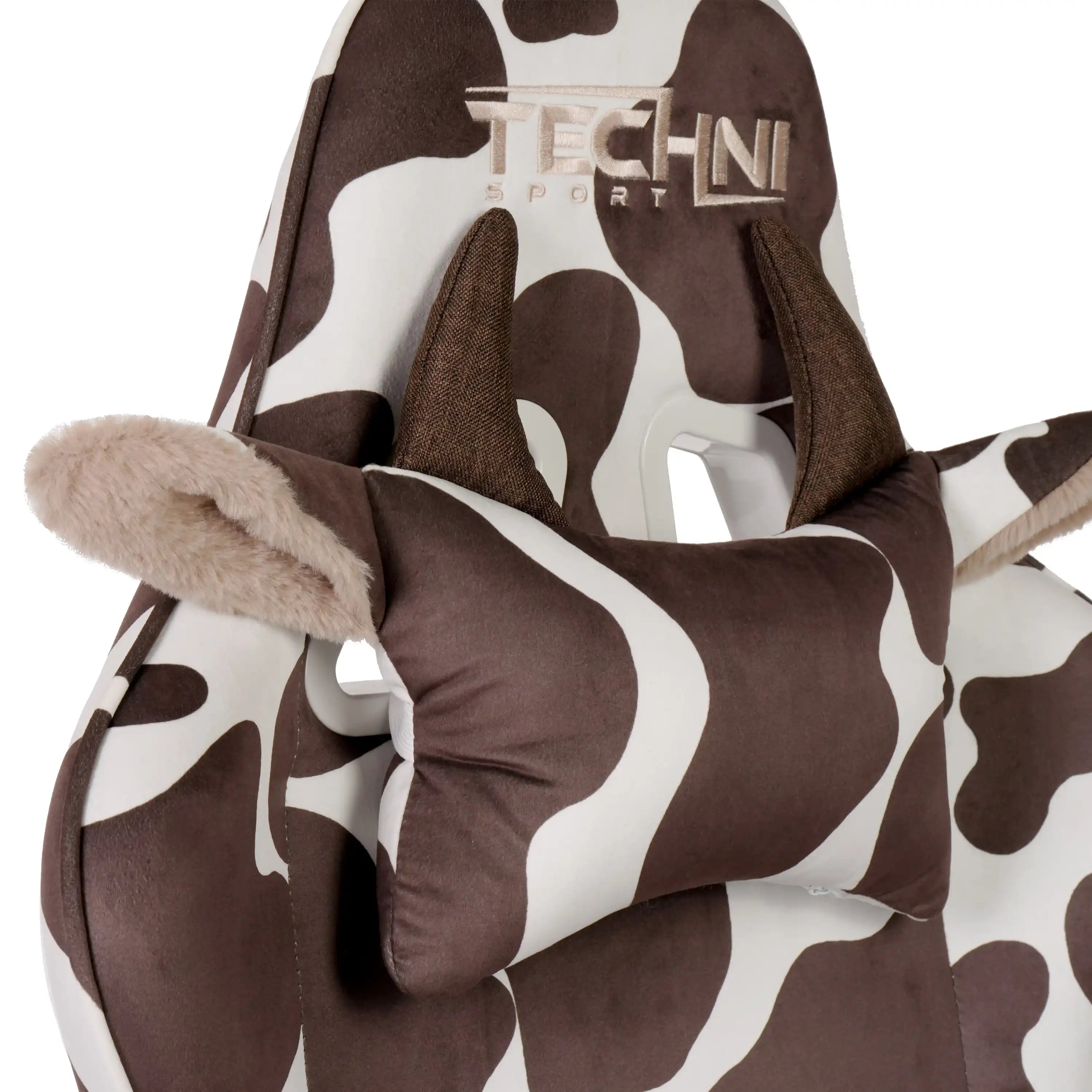 Techni Sport TS85 Brown COW Series Gaming Chair - Best Buy Furniture