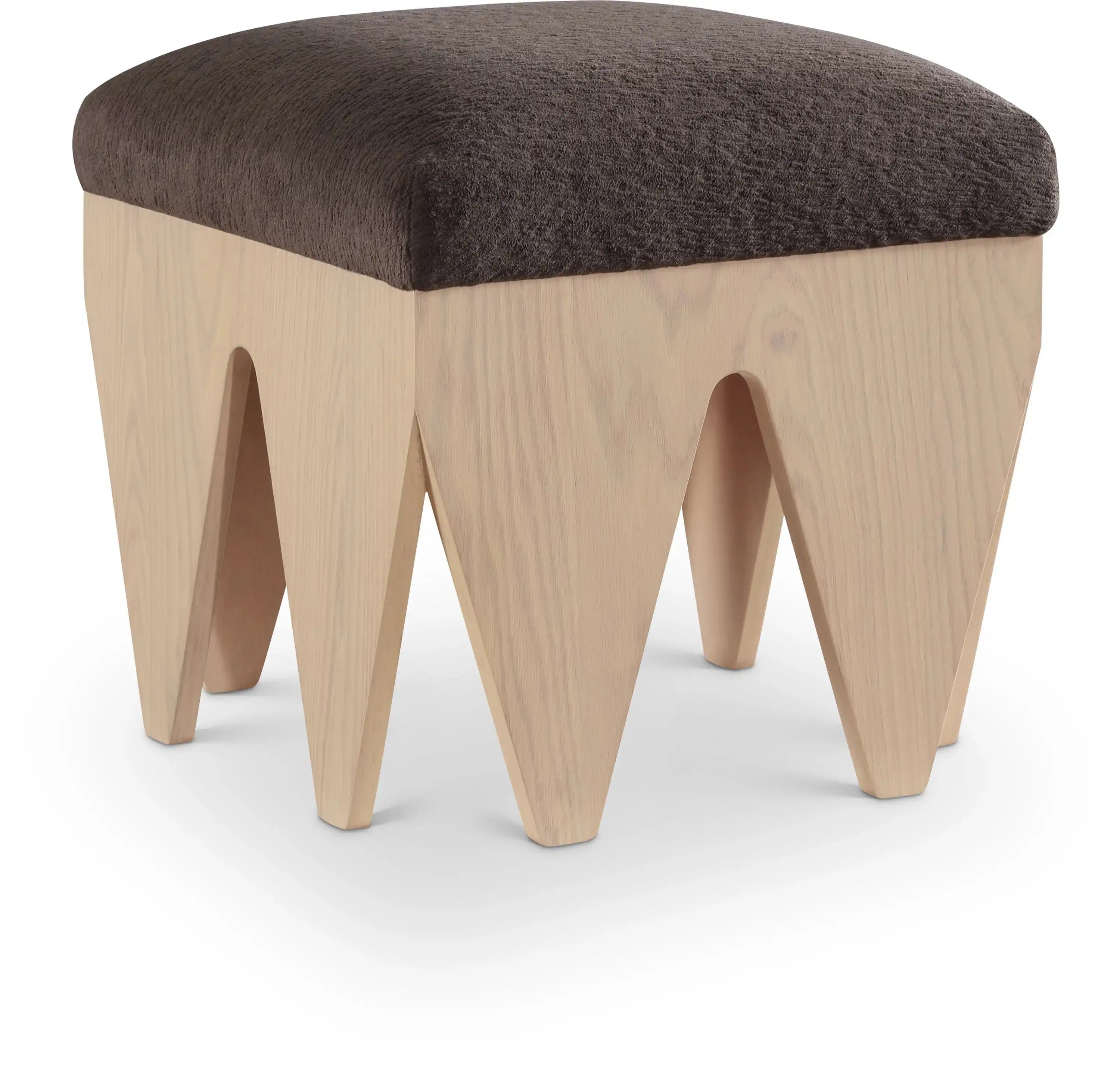 Altair - Fabric Bench - Light Brown Base - Best Buy Furniture