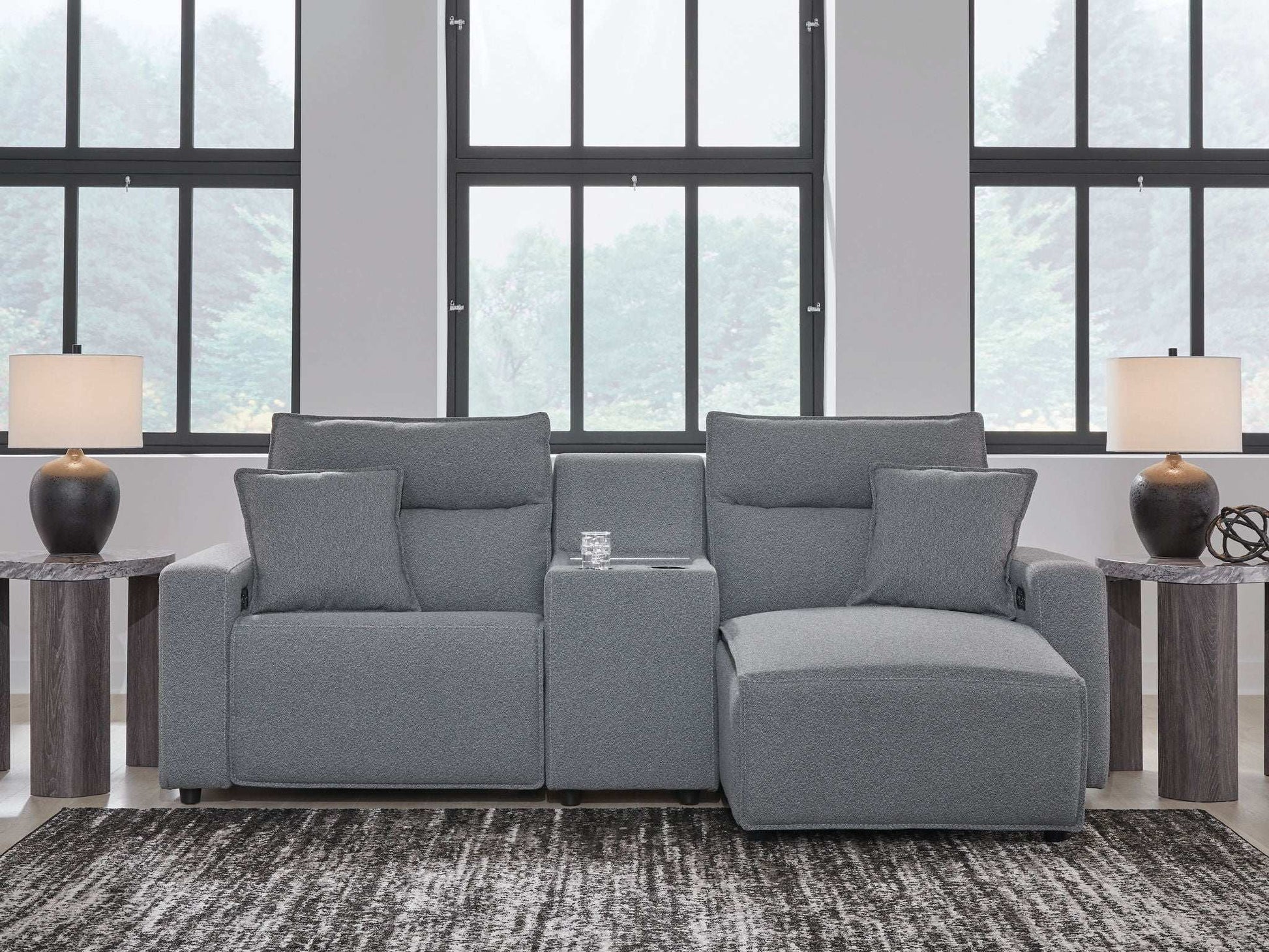 ModMax II - Salt And Pepper - Reclining Sectional - Best Buy Furniture