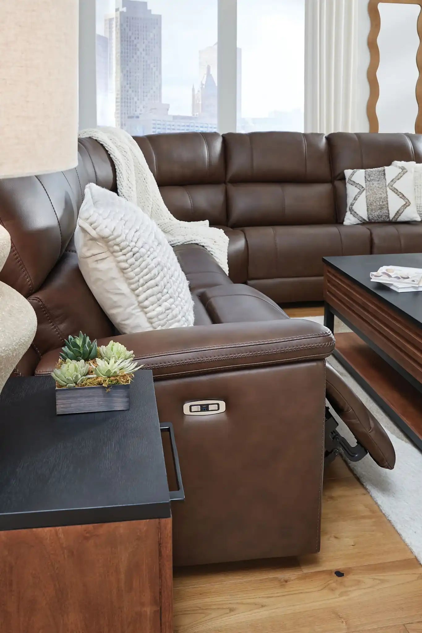Bleckley - Reclining Sectional - Best Buy Furniture