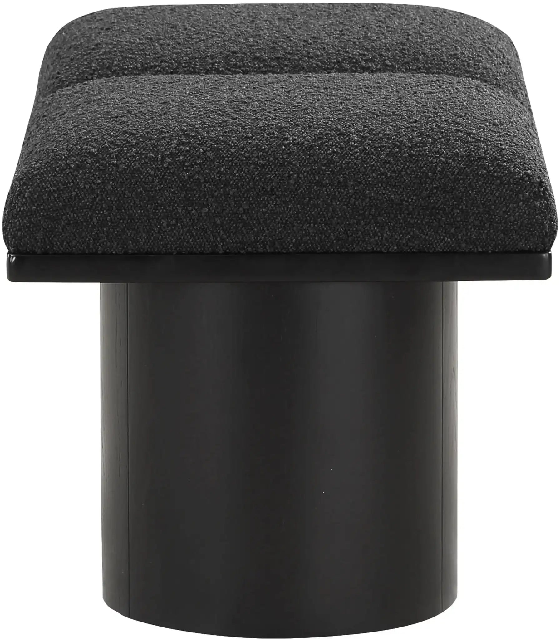 Pavilion - 2 Piece Modular Bench With Black Base