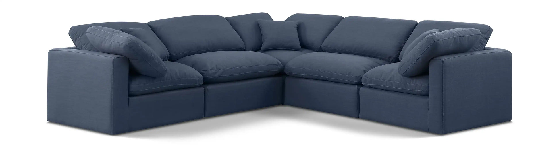 Indulge - Linen 5 Piece Modular Corner Sectional - Best Buy Furniture
