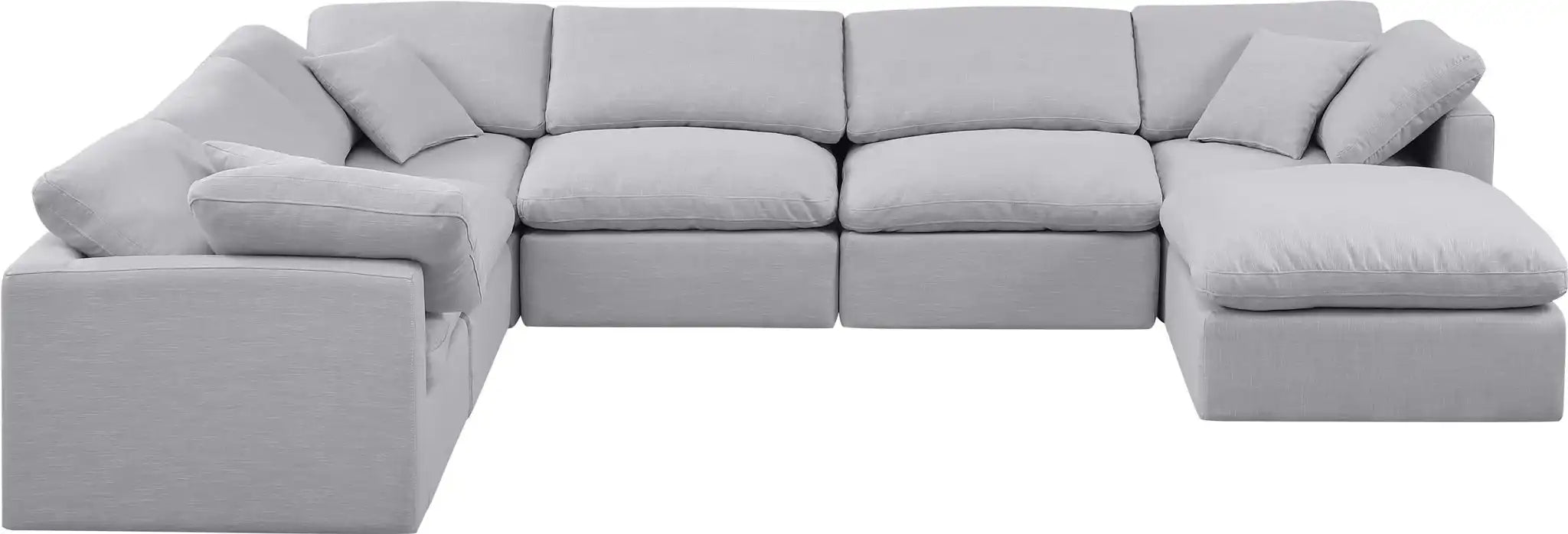 Indulge - Linen 7 Piece Modular Sectional